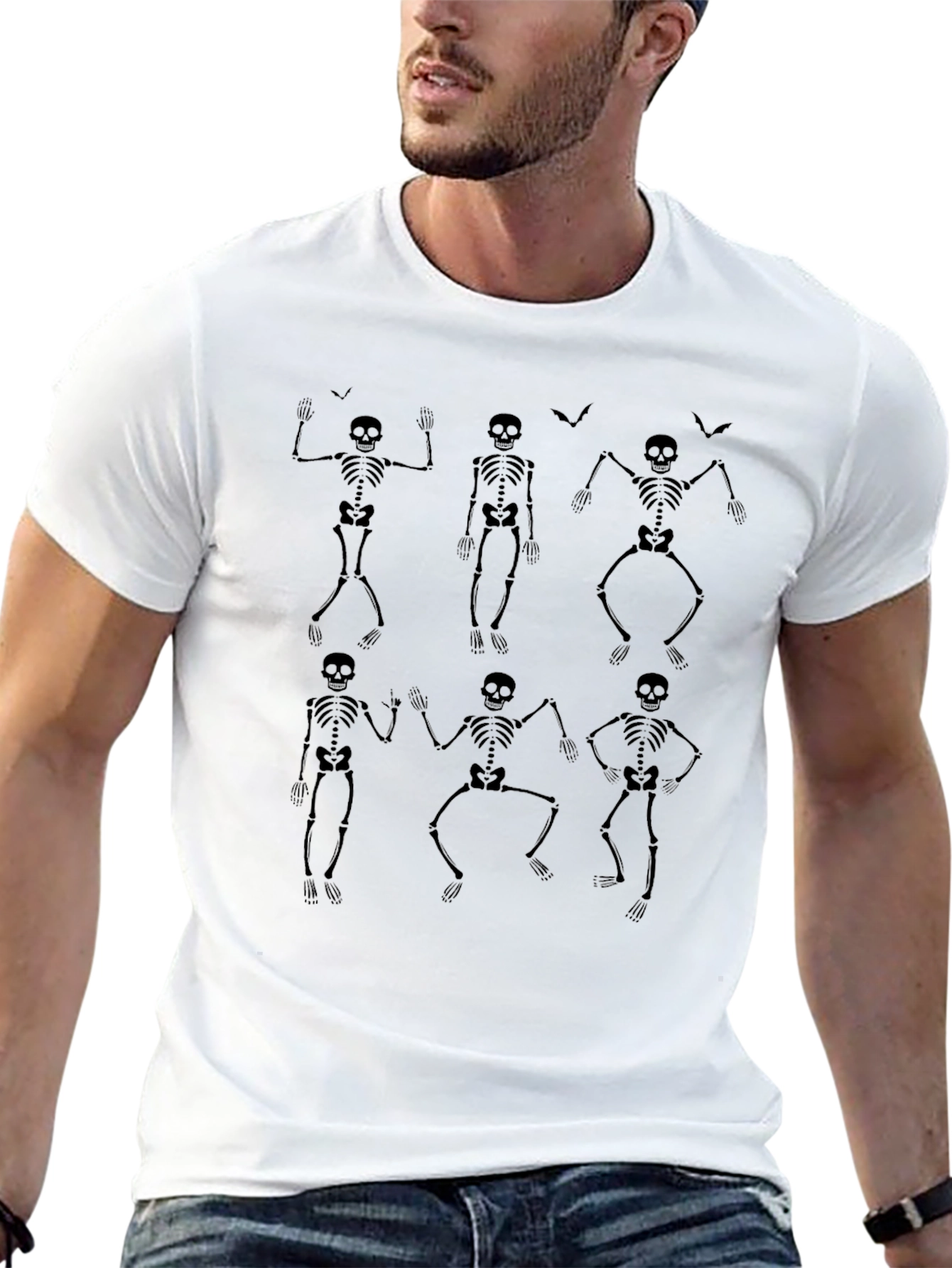 Dancing Skeleton T-Shirt - Halloween Fun!