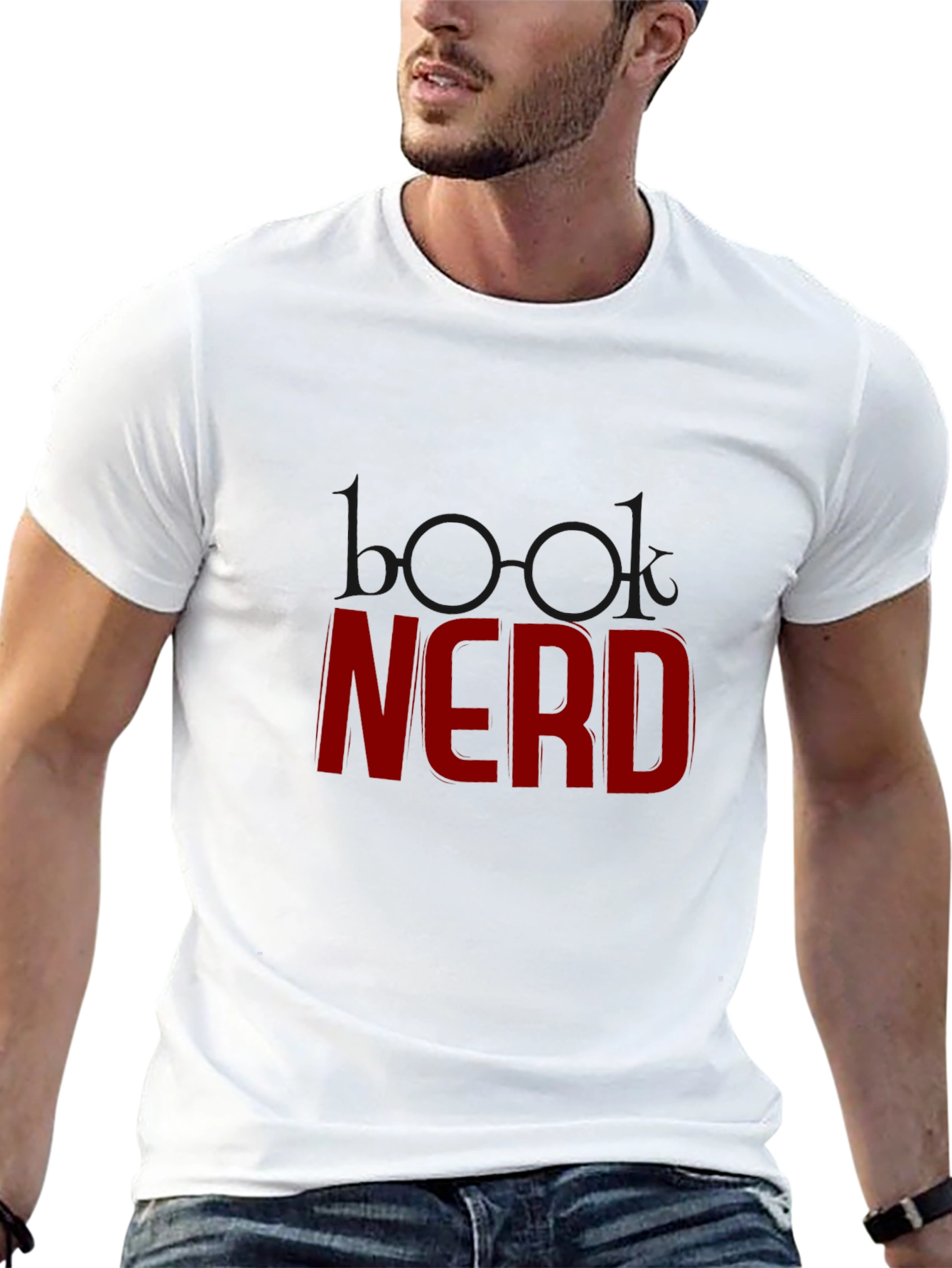 Cool Nerd Graphic T-Shirt - Black Cotton Tee