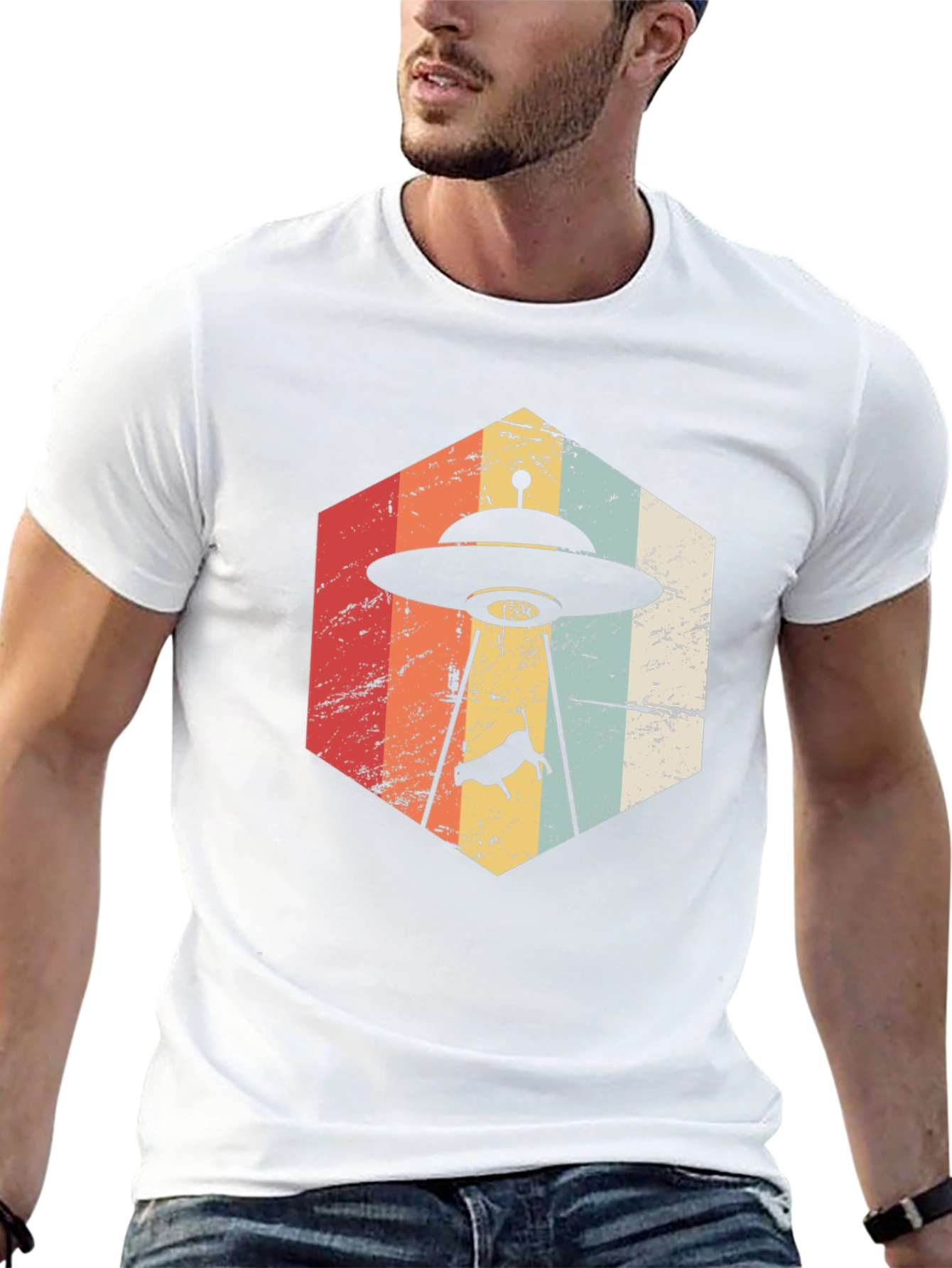 Retro Alien Abduction T-Shirt
