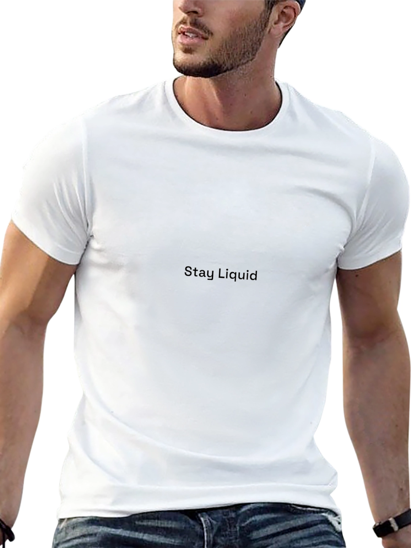 Stay Liquid Black T-Shirt - Premium Quality