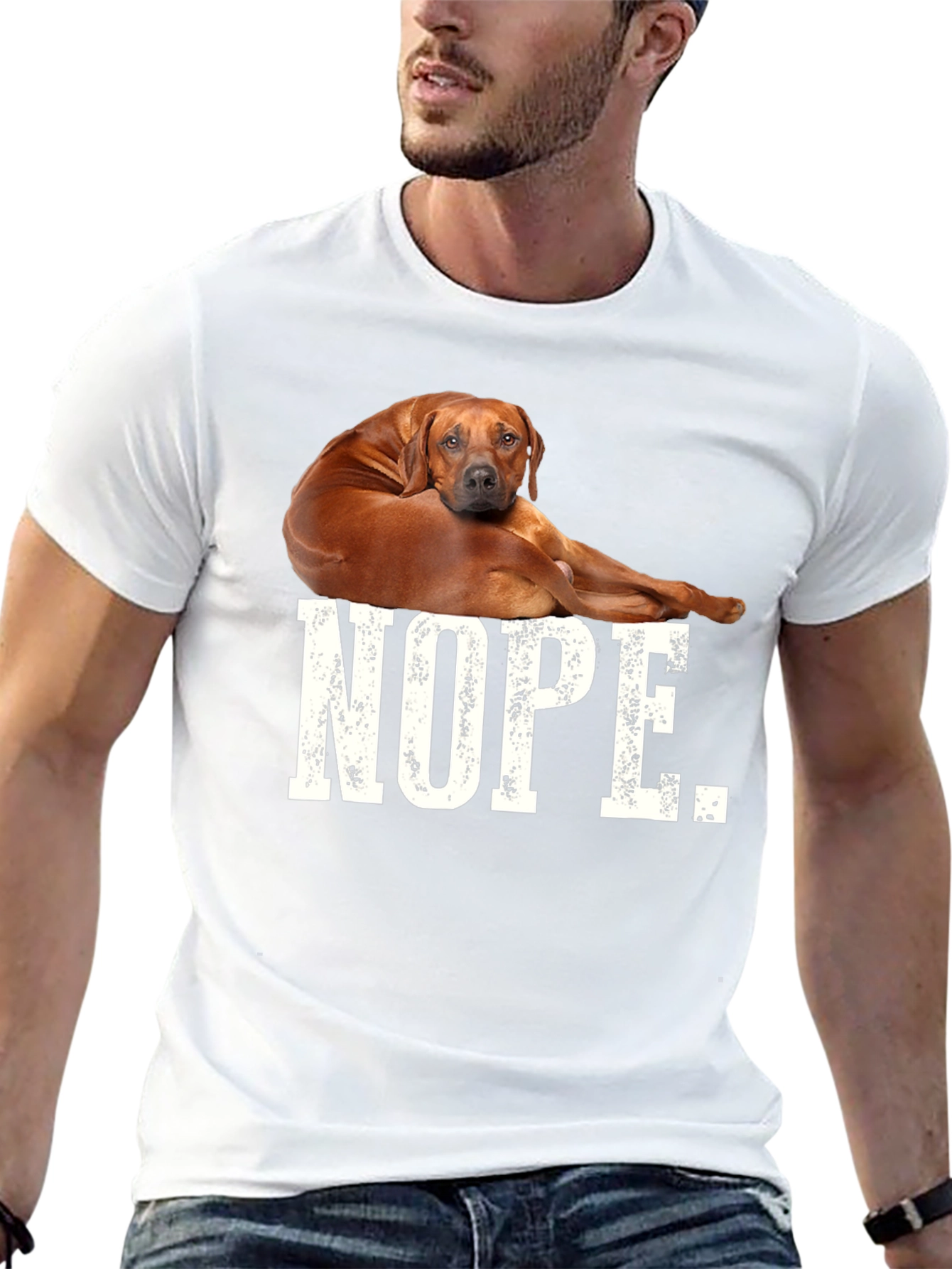 Nope Dog T-Shirt - Unisex Tee