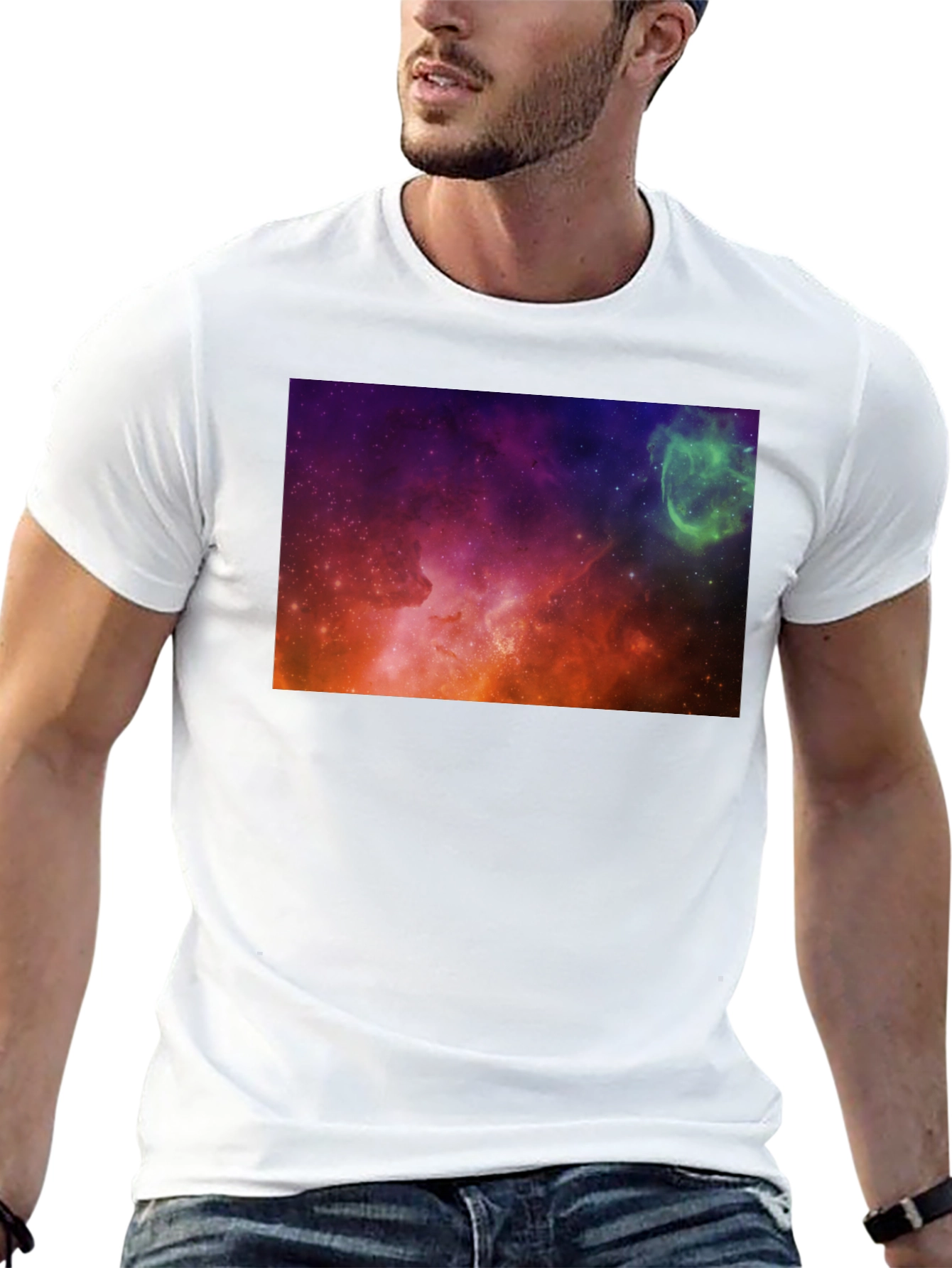Nebula Space Graphic T-Shirt