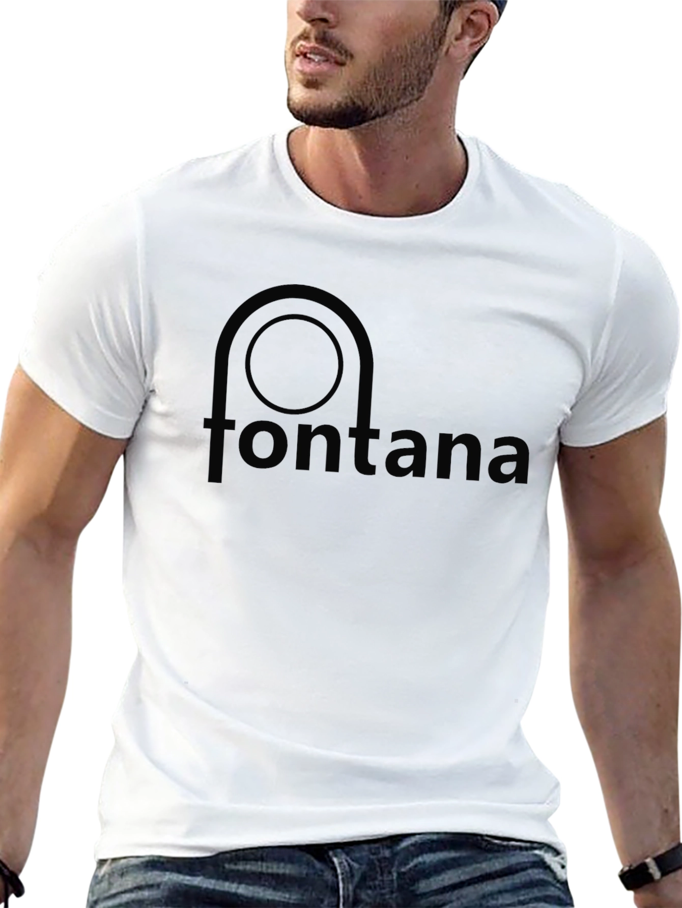 Fontana Black T-Shirt - Modern Design