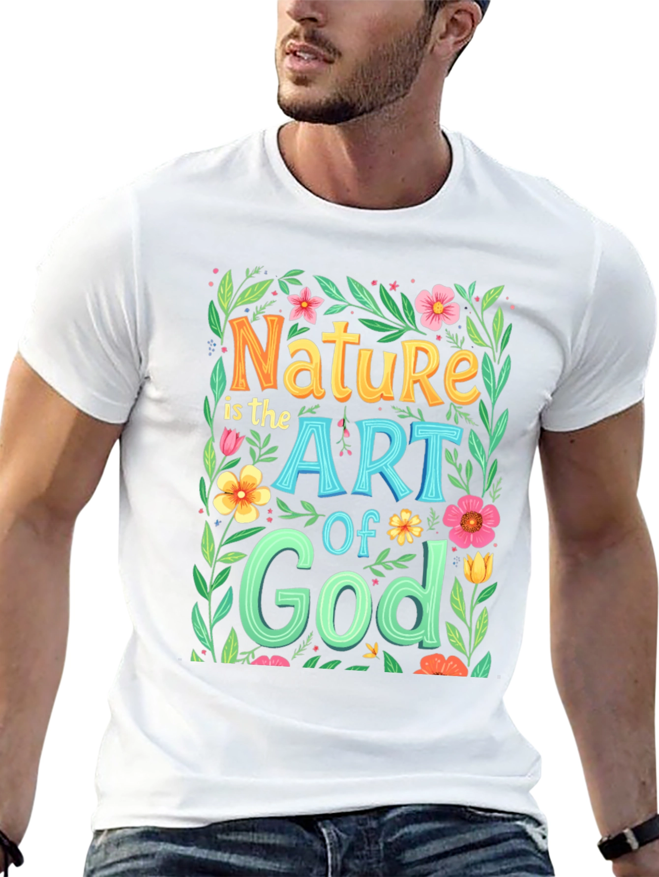 Nature is the Art of God Graphic T-Shirt