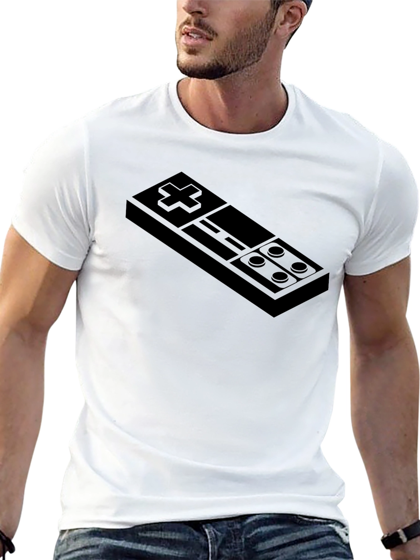 Retro Game Controller T-Shirt - Gamer Style