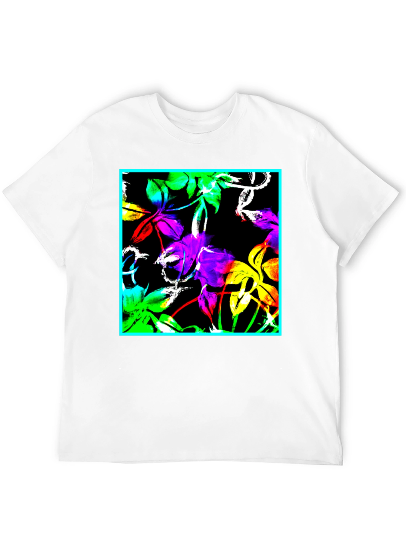 Floral Print T-Shirt - Bold Graphic Tee