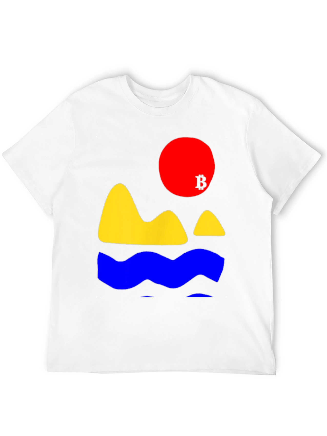 Bitcoin Sunset T-Shirt - Crypto Graphic Tee