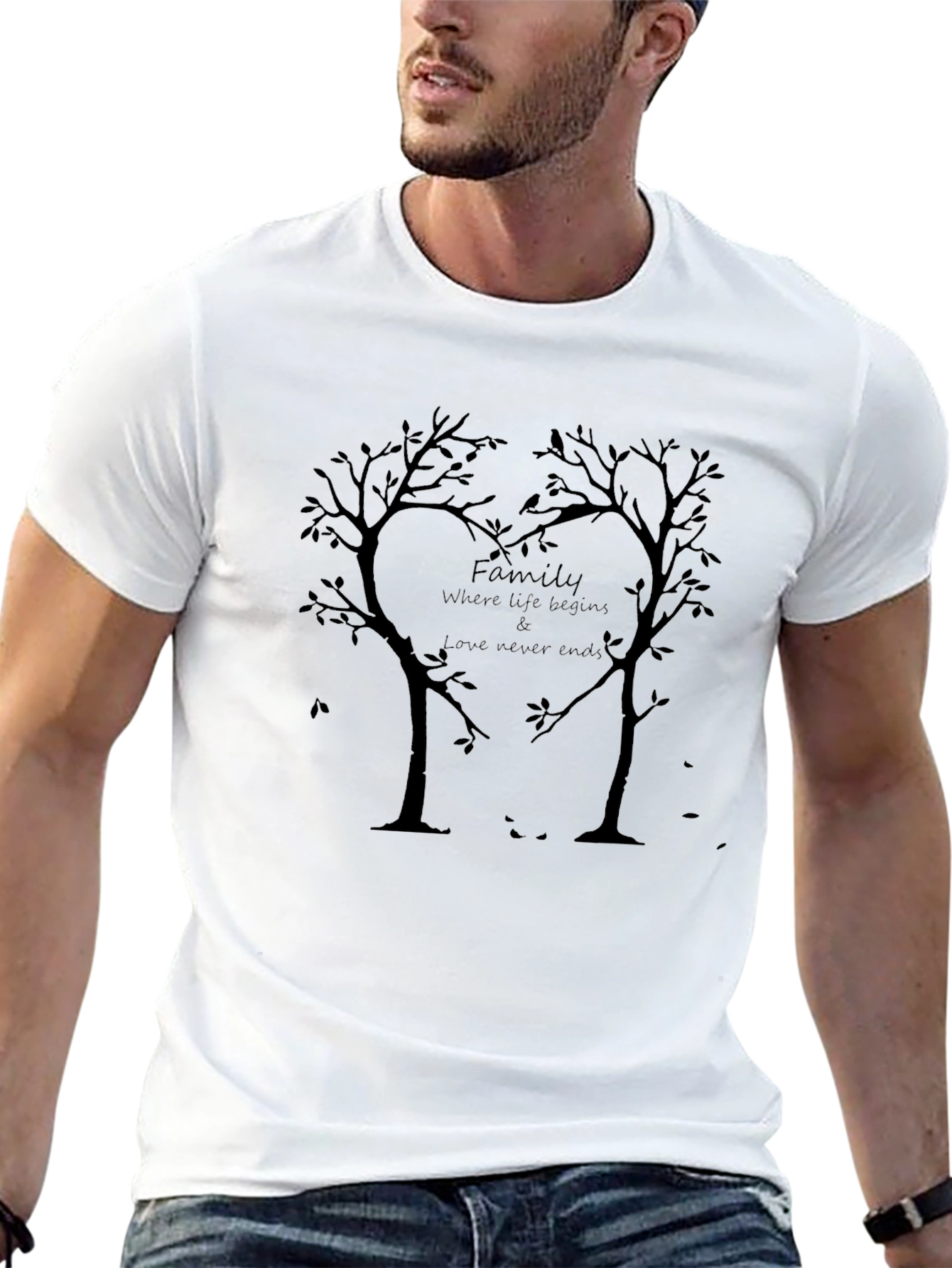 Family Tree Love T-Shirt - Where Life Begins
