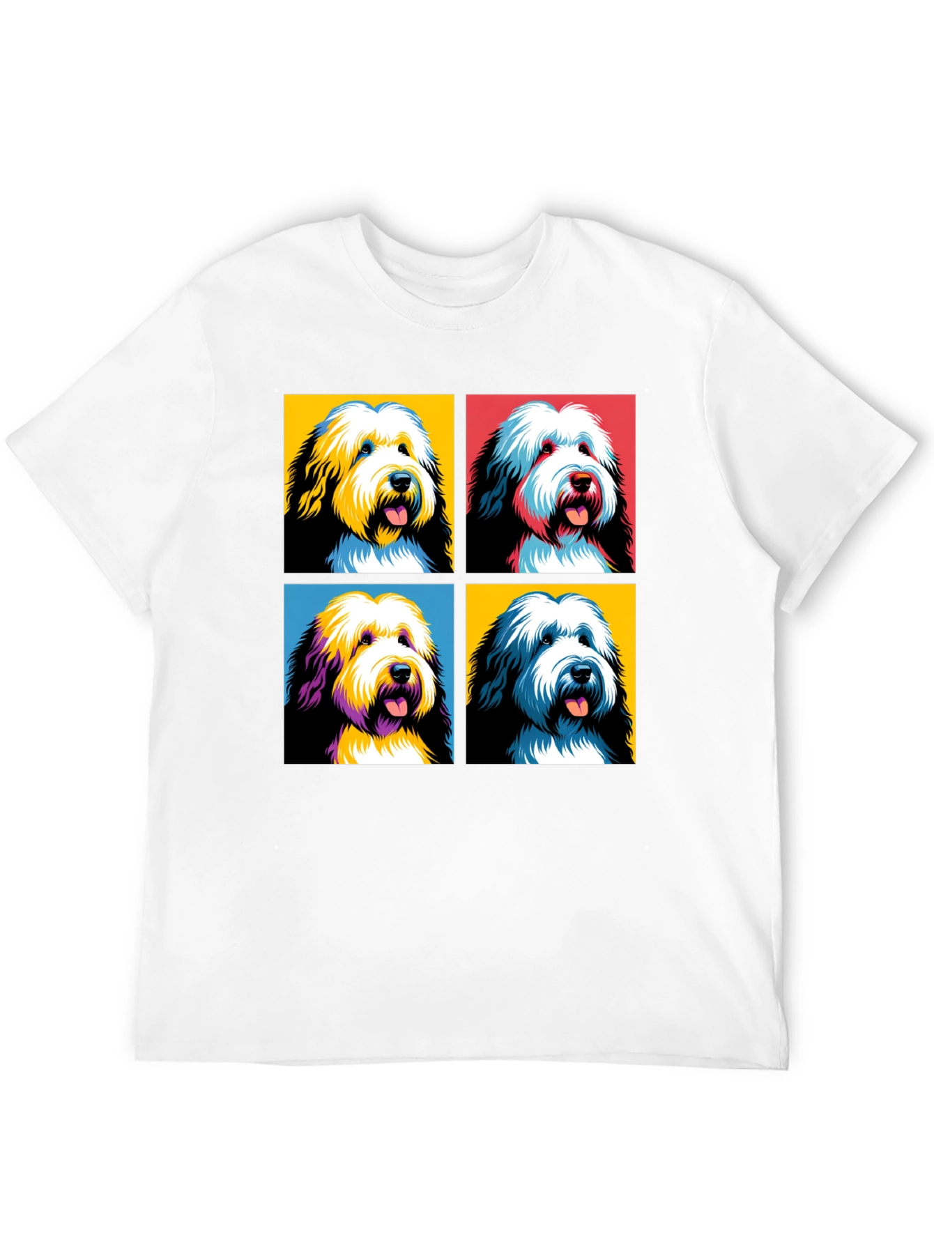 Pop Art Dog Graphic Tee - Funky & Stylish!