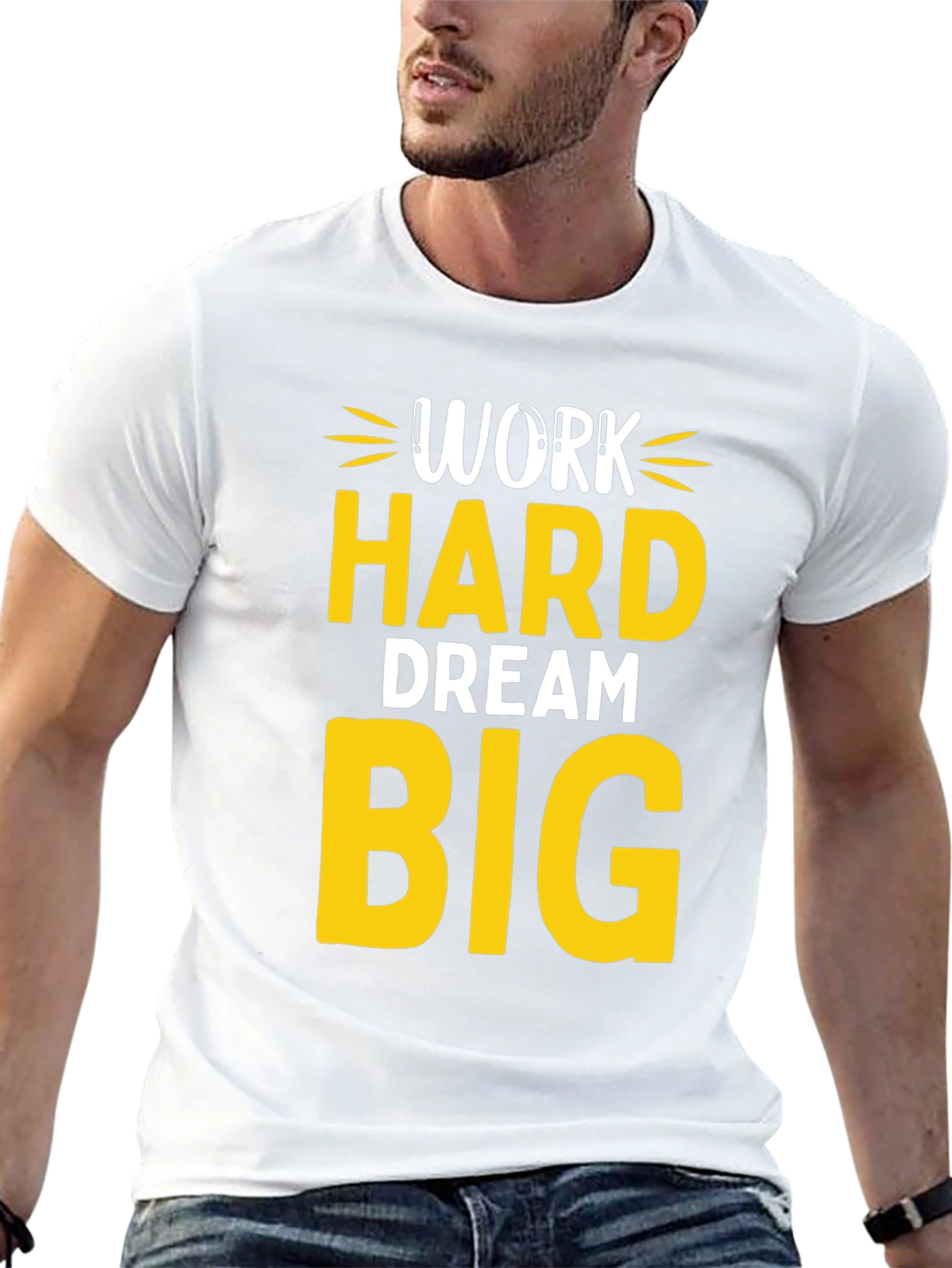 Work Hard Dream Big Graphic T-Shirt
