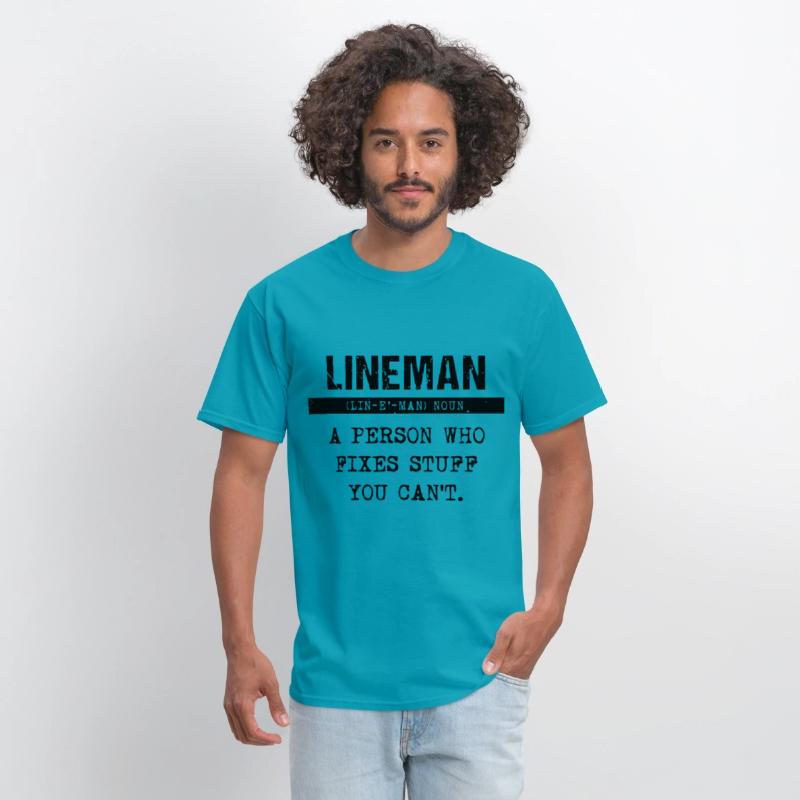 lineman a person who fixes stuff you can t electri