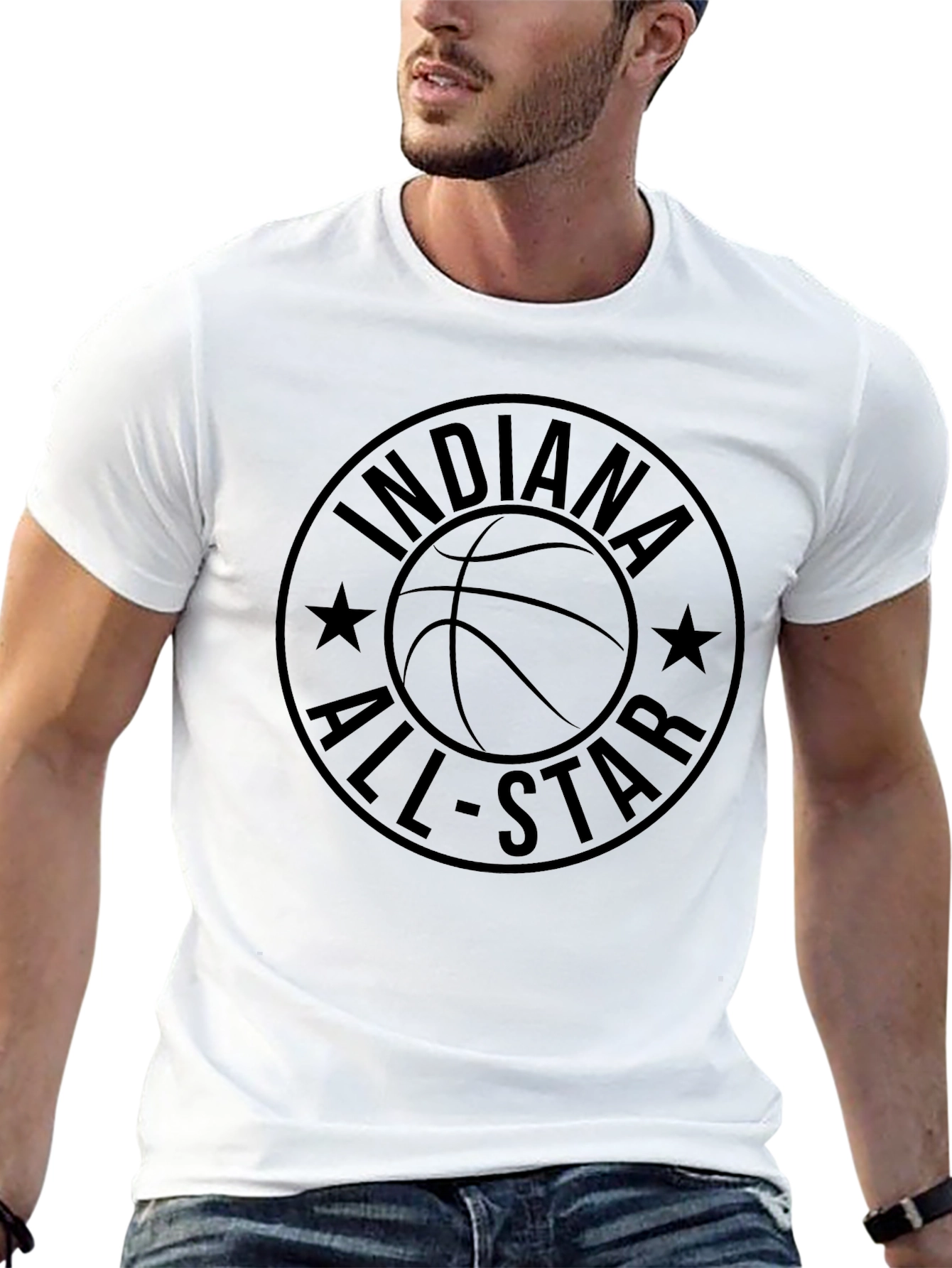 Indiana All-Star Basketball Black T-Shirt