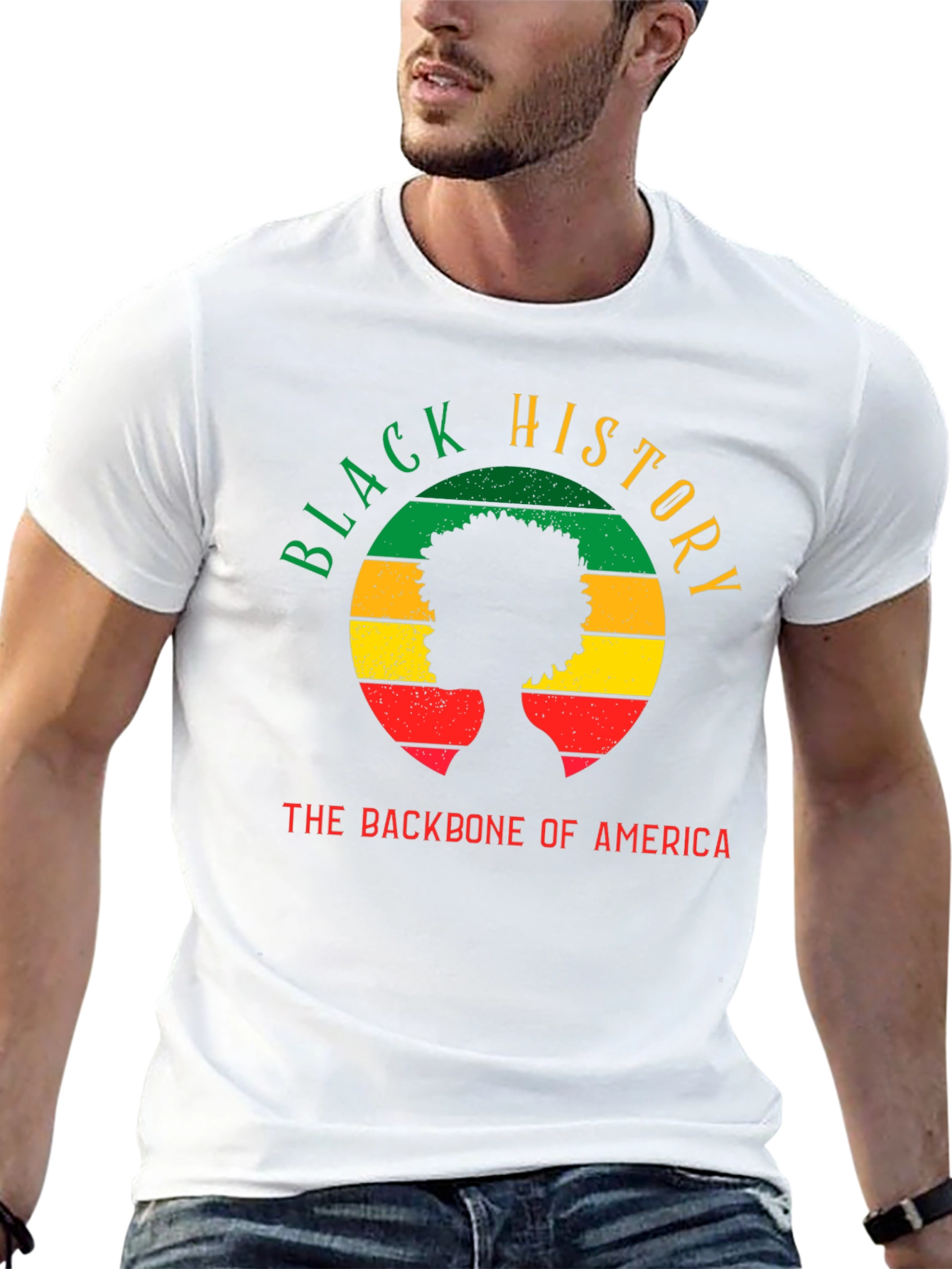 Black History: Backbone of America Graphic Tee