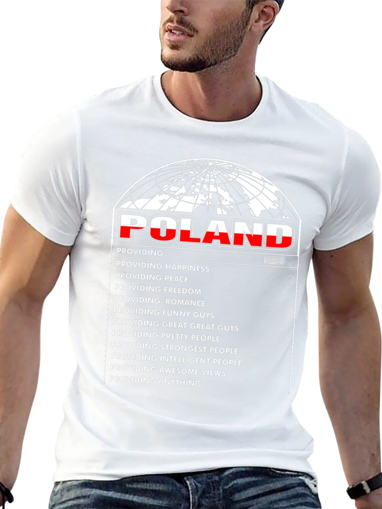 Poland Pride T-Shirt - Providing Happiness & More!