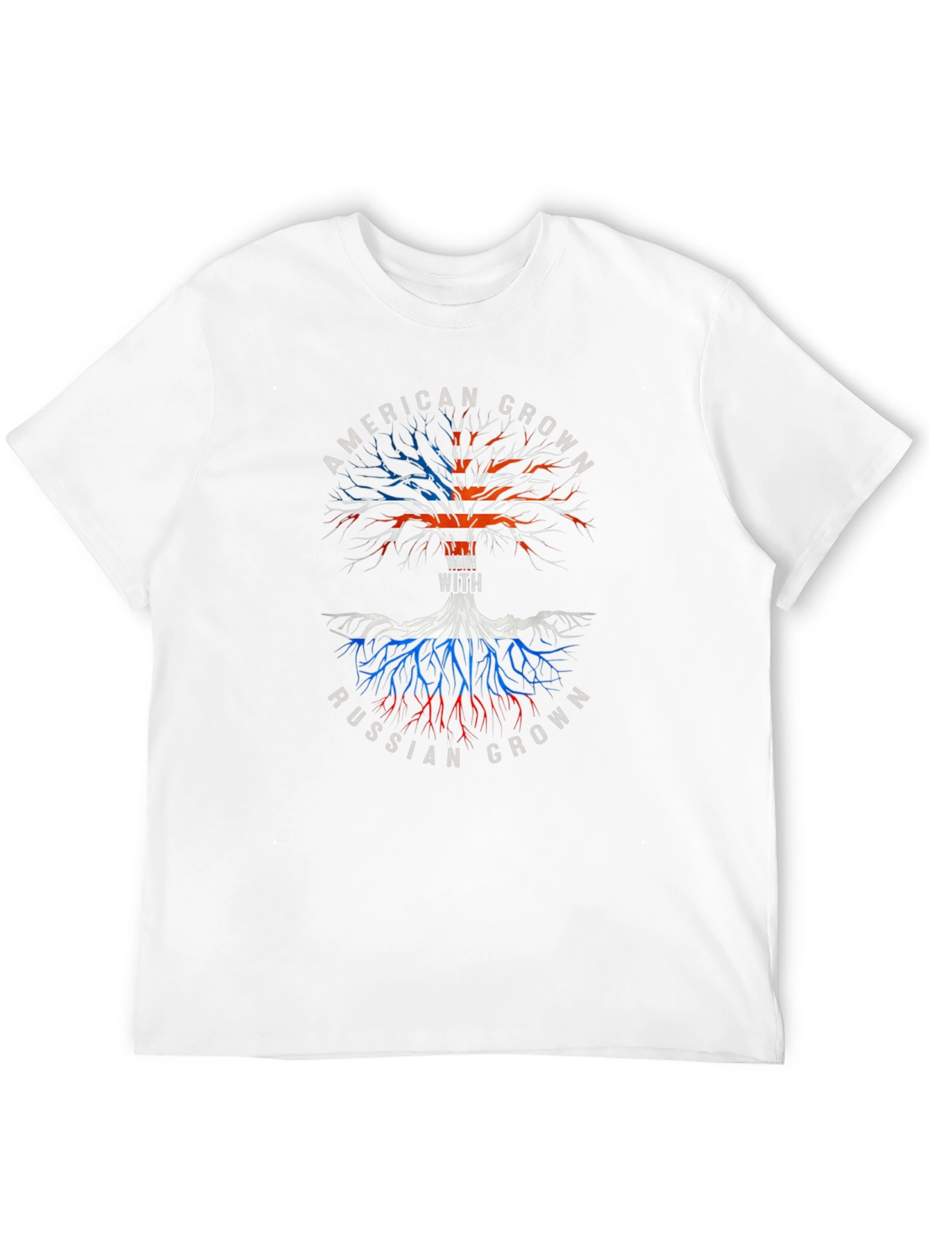 American & Russian Grown Tree Graphic Tee