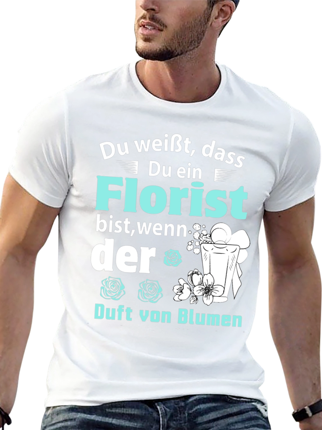 Florist T-Shirt: Duft von Blumen