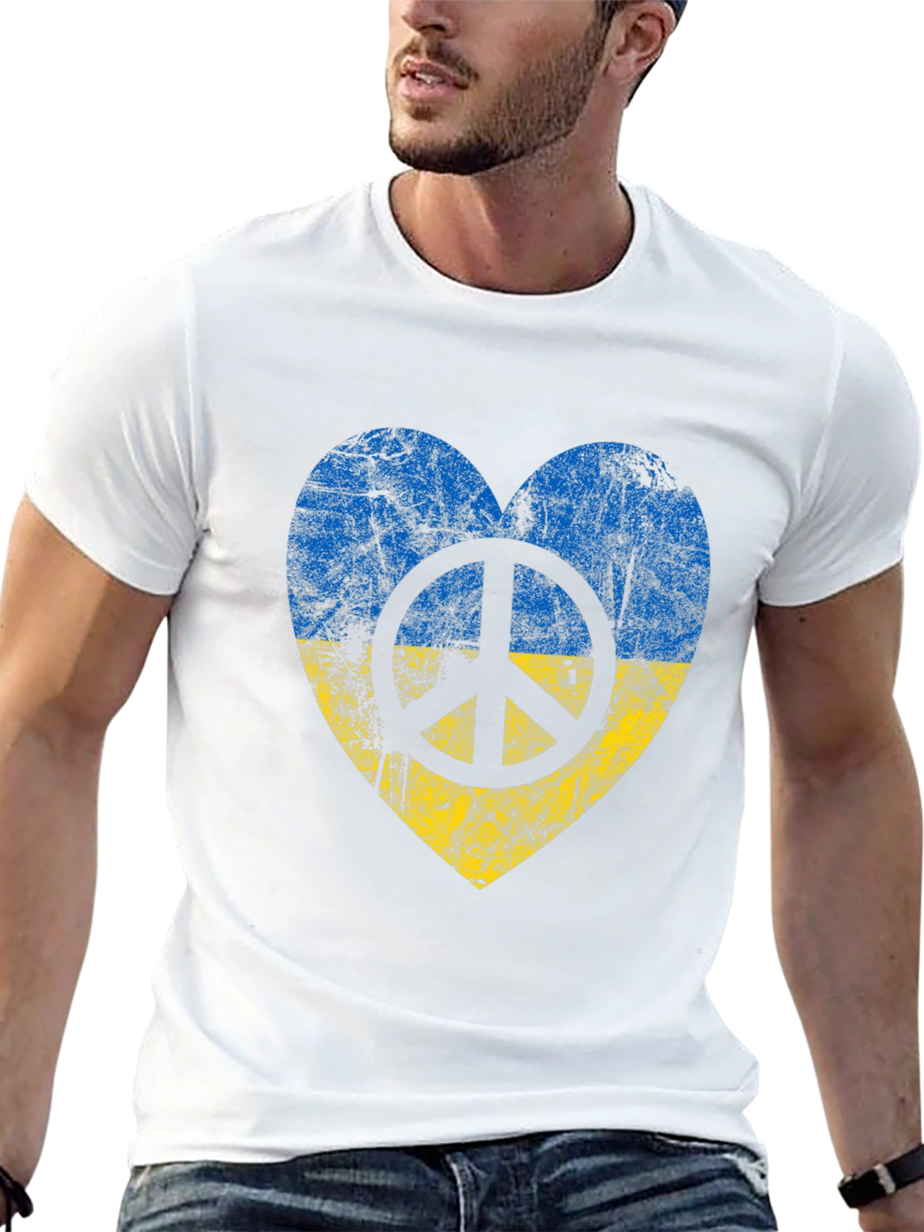 Ukraine Peace Heart T-Shirt