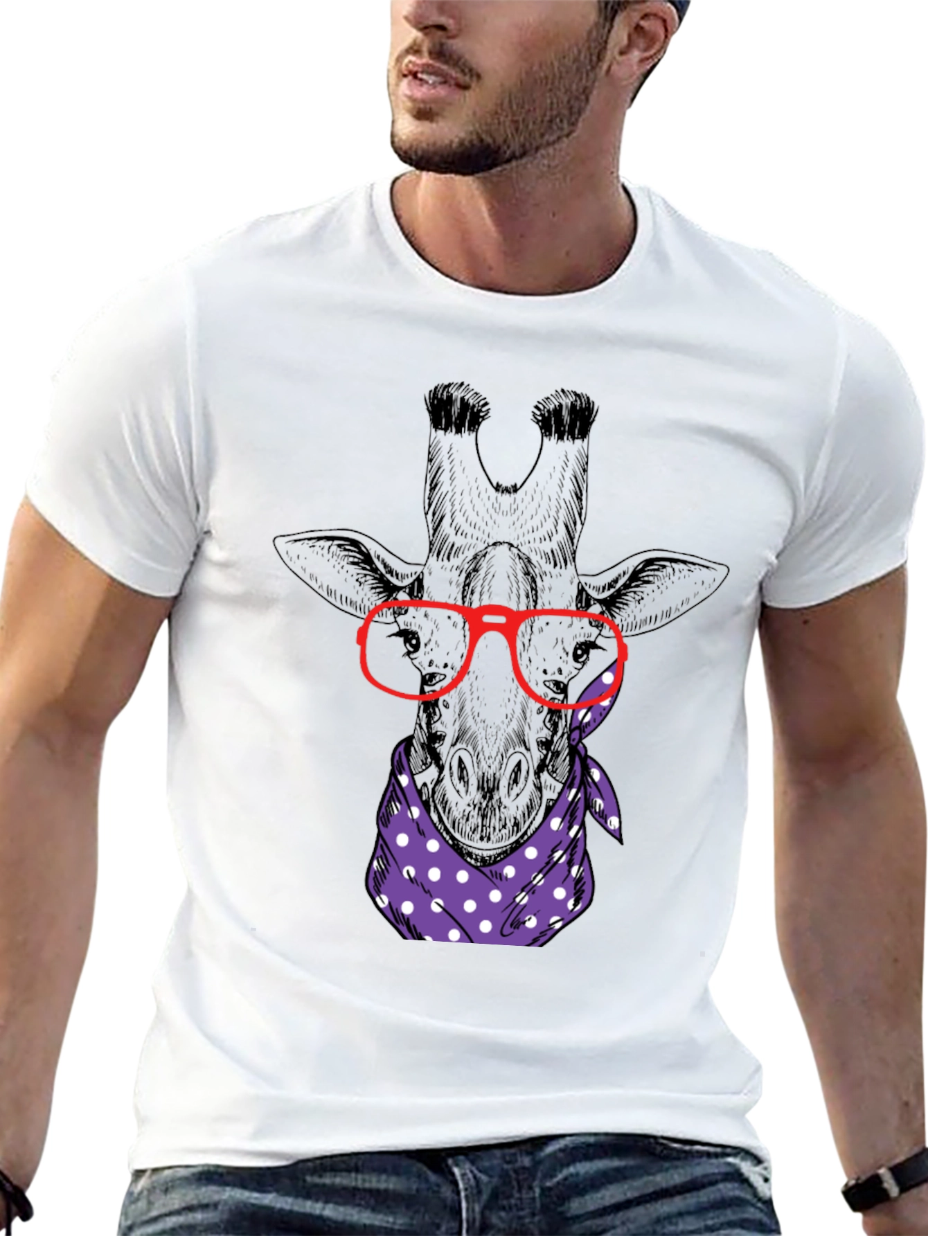 Giraffe Graphic Tee - Smart Casual