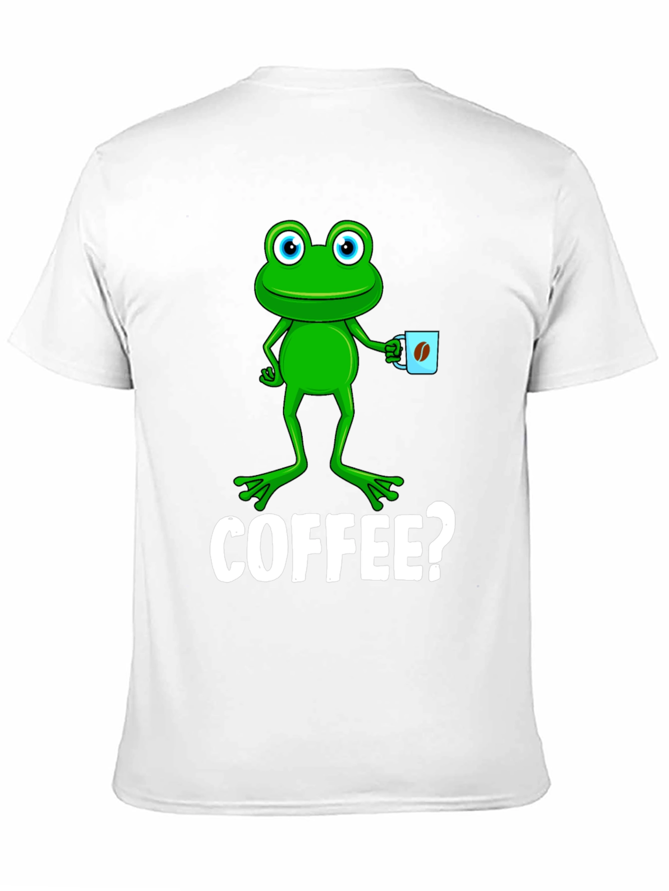 Frog Coffee T-Shirt - Quirky Graphic Tee