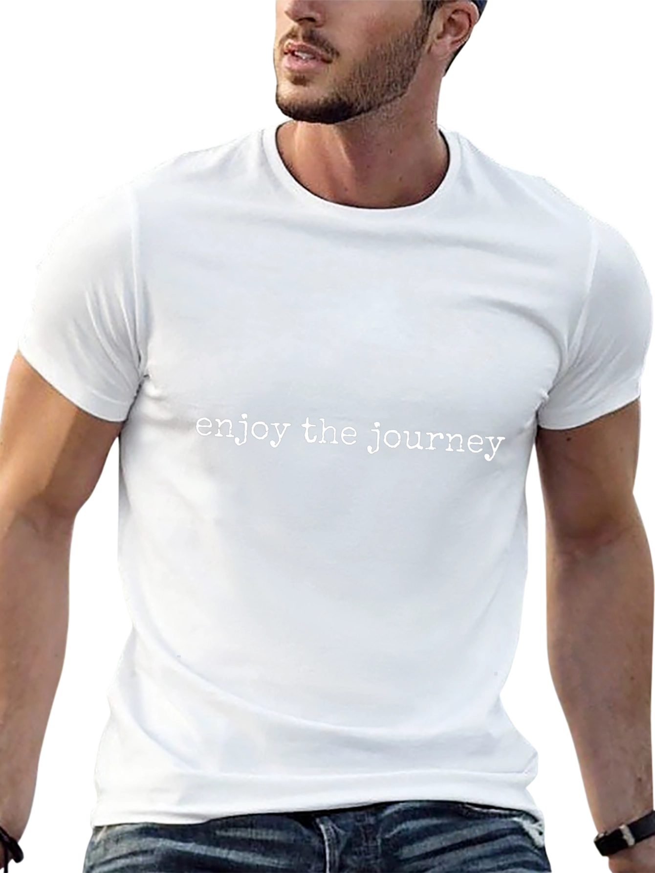 Enjoy the Journey Black Graphic Tee