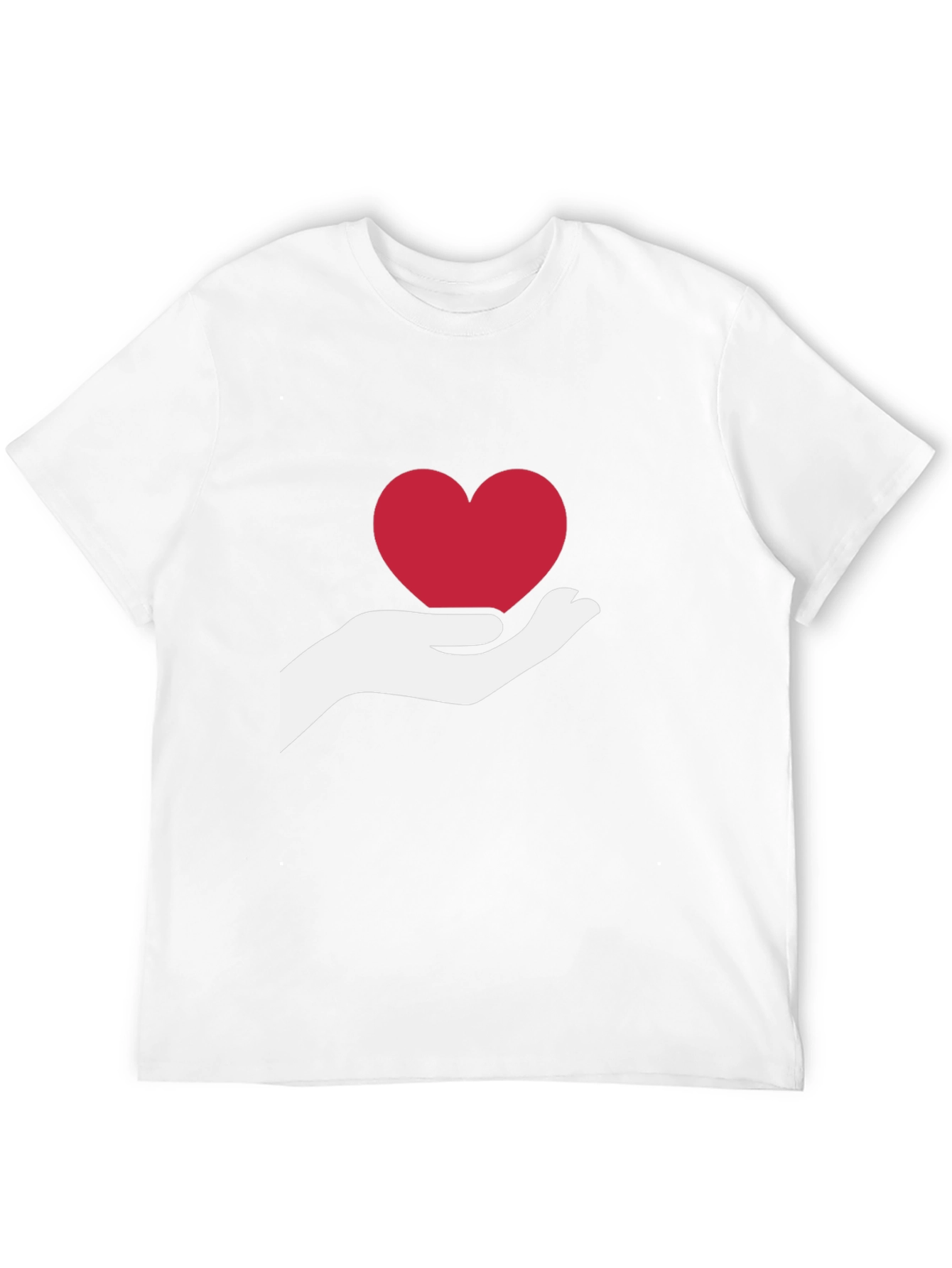 Heart in Hand Graphic Tee - Black