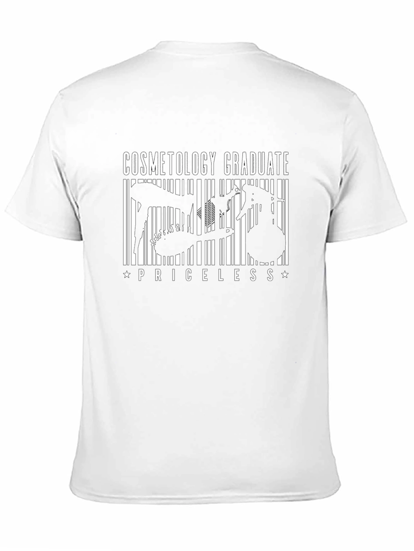 Cosmetology Graduate Priceless Black T-Shirt