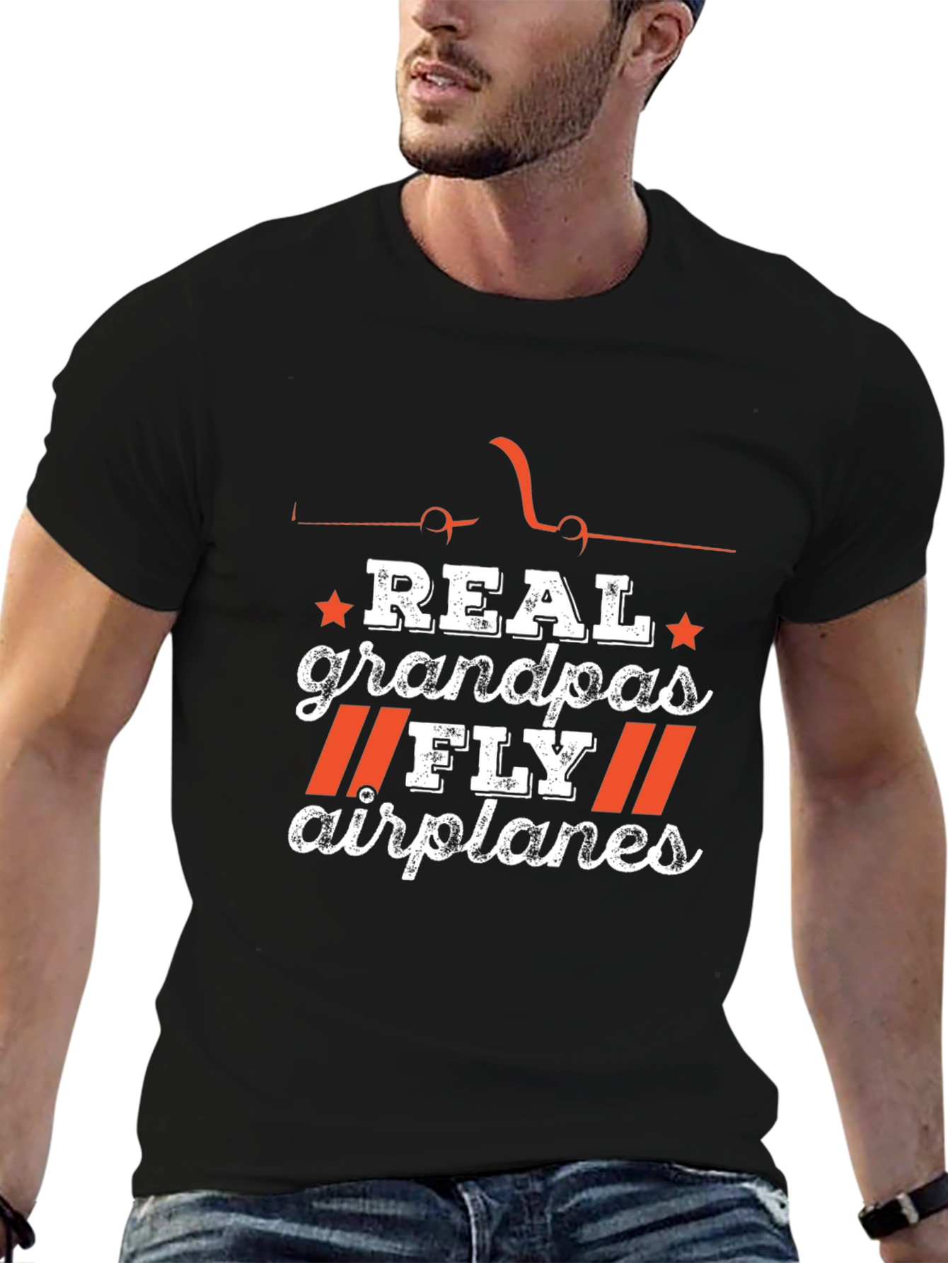 Real Grandpas Fly Airplanes T-Shirt