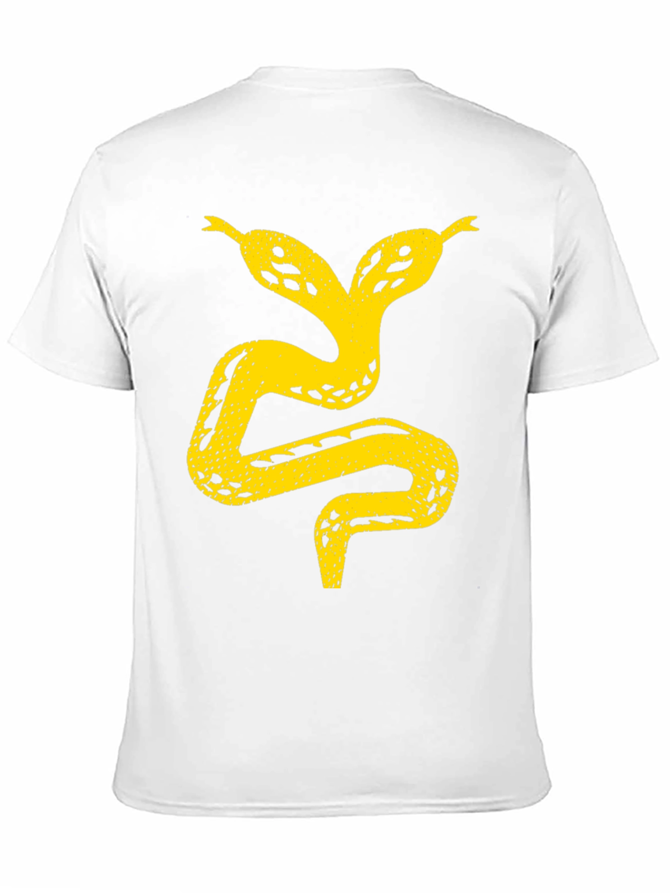 Two-Headed Snake Graphic Tee - Black