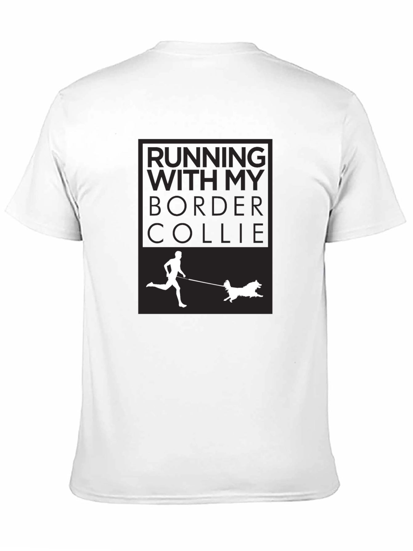 Running with My Border Collie Tee