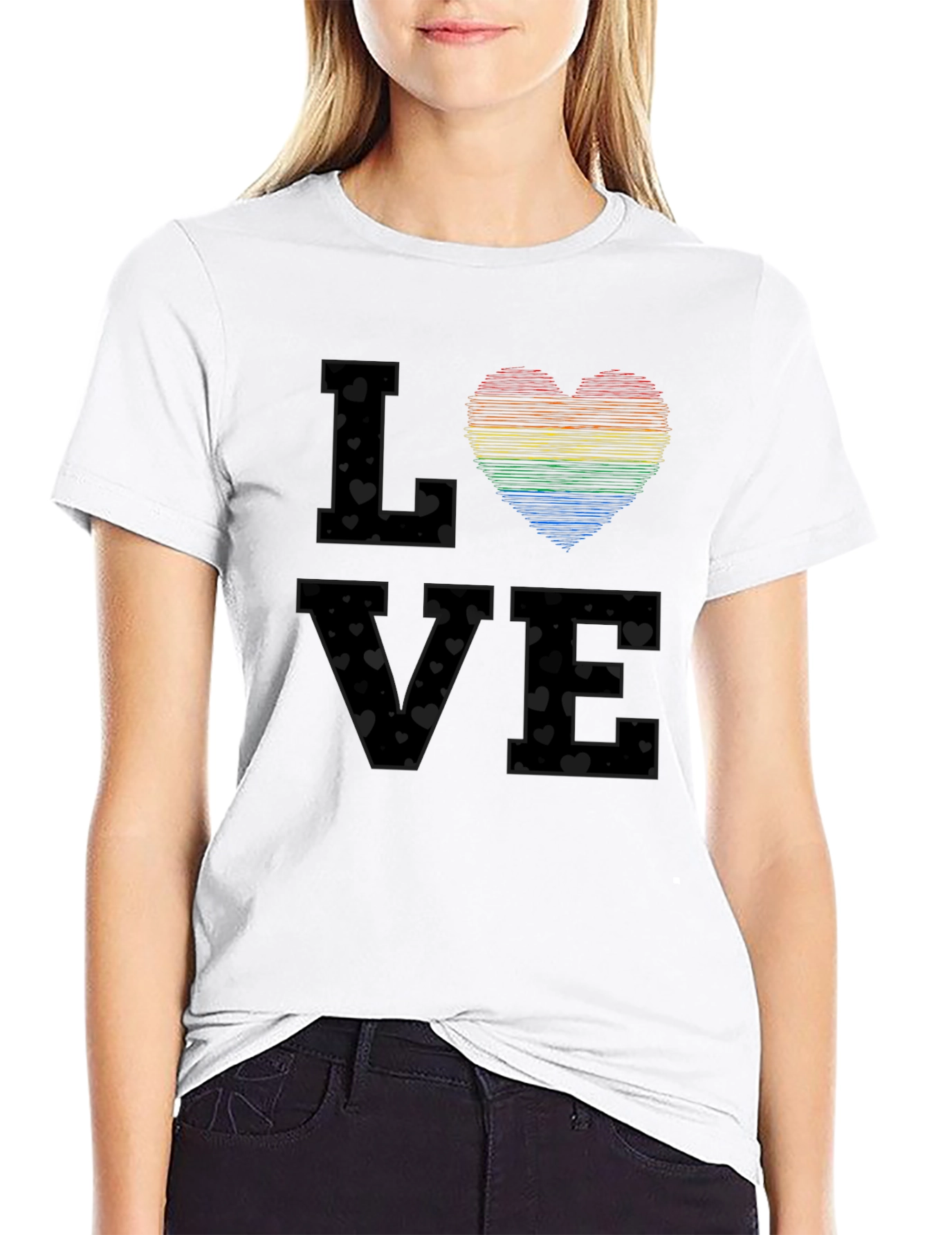 Love Rainbow Heart T-Shirt