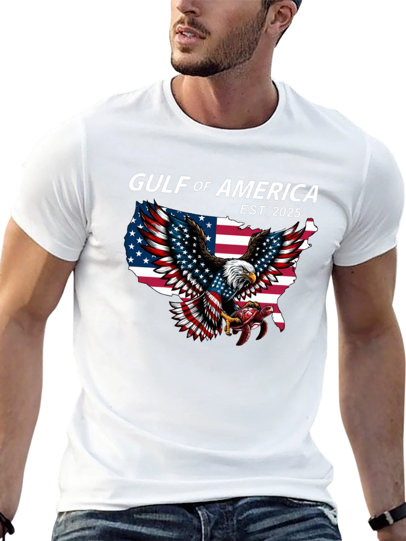 Gulf of America Eagle & Turtle T-Shirt