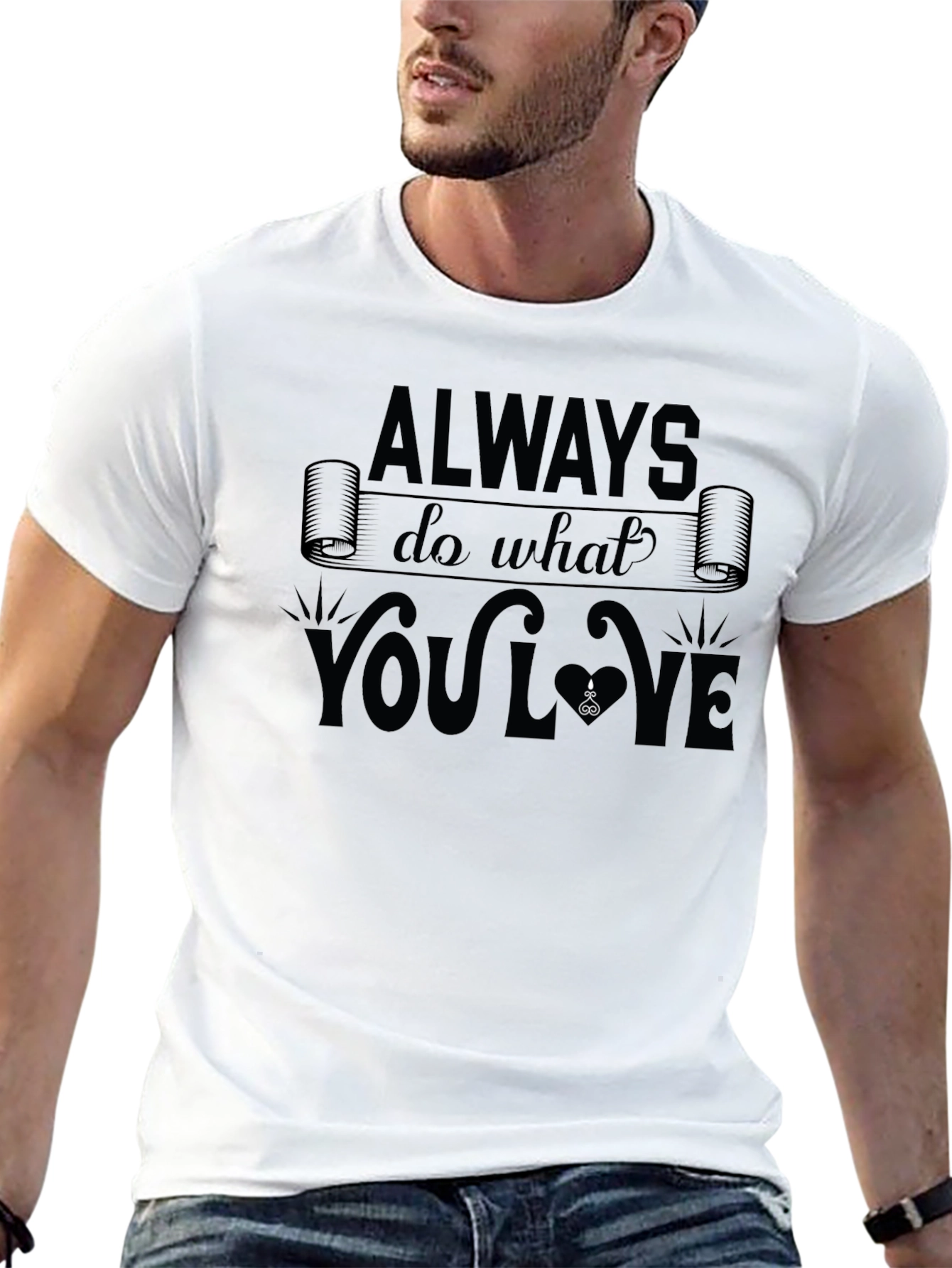 Always Do What You Love Black T-Shirt