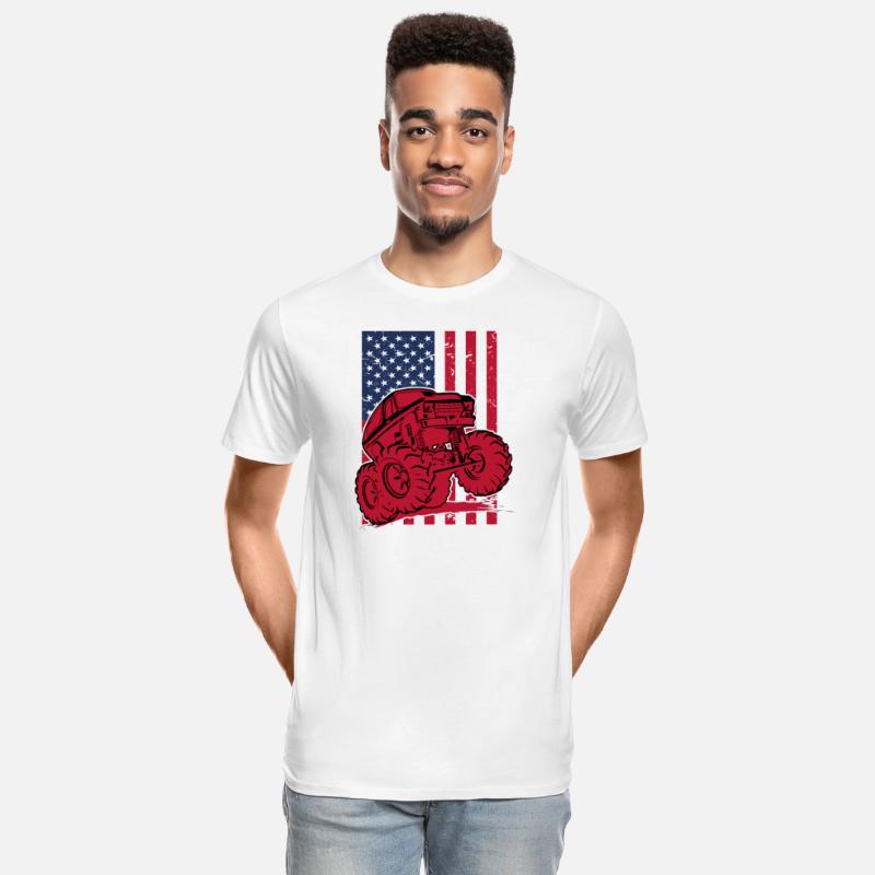 Monster Truck American Flag