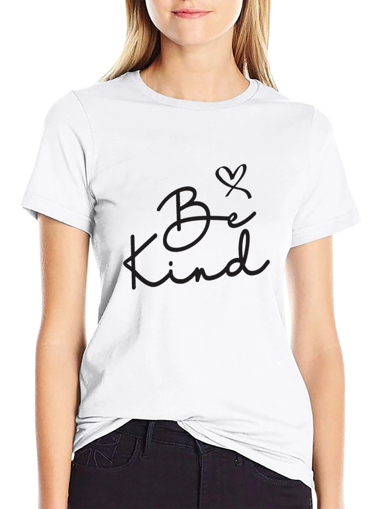 Be Kind Graphic Tee - Soft Cotton Blend