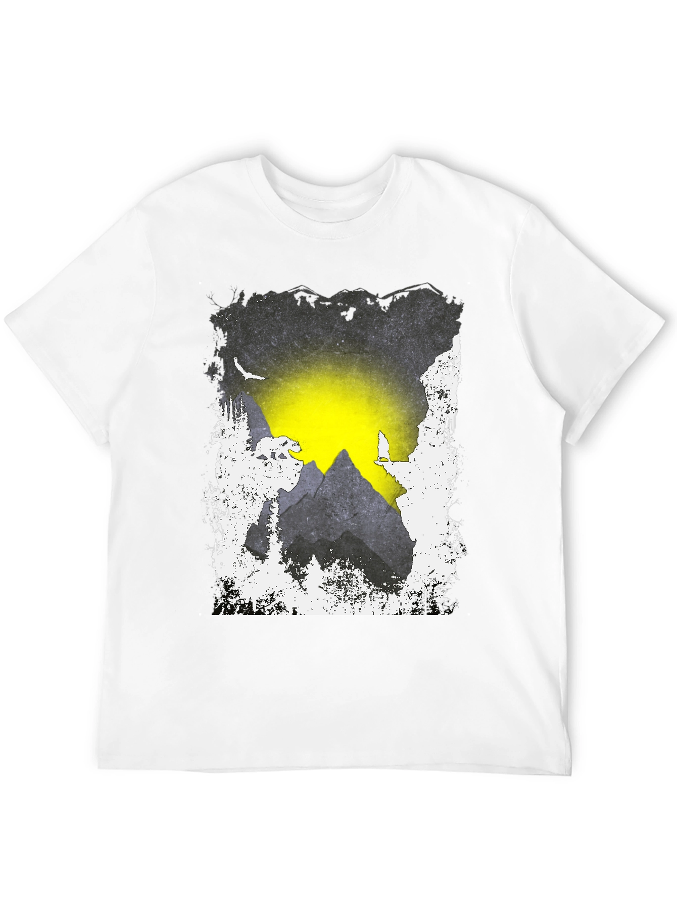 Mountain Vista Graphic Tee - Black