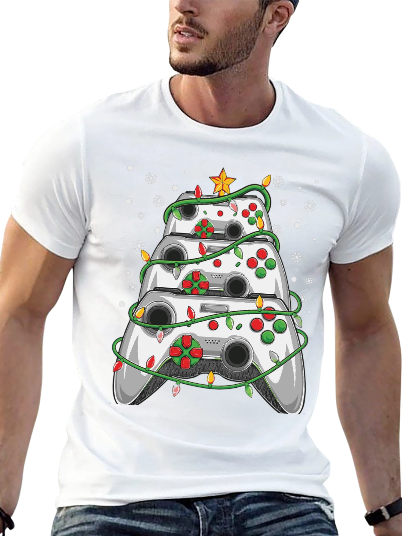 Gamer Christmas Tree T-Shirt - Holiday Fun
