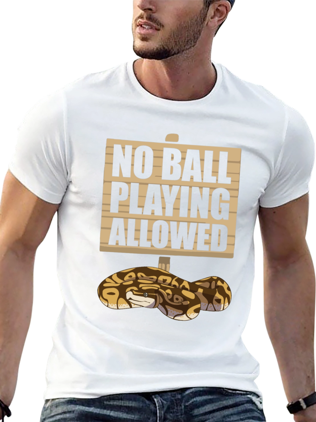 No Ball Playing Snake T-Shirt