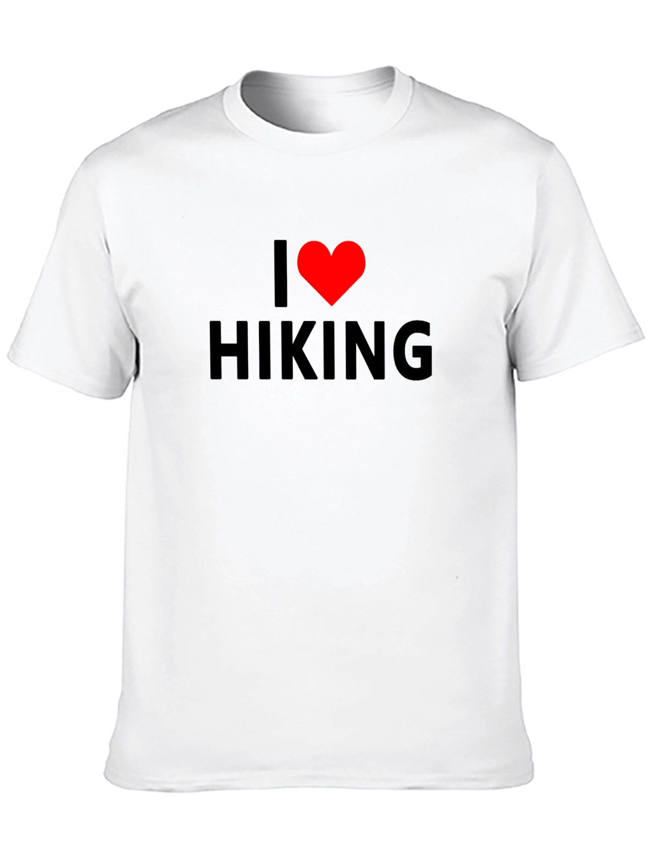 I Love Hiking T-Shirt - Heart Design