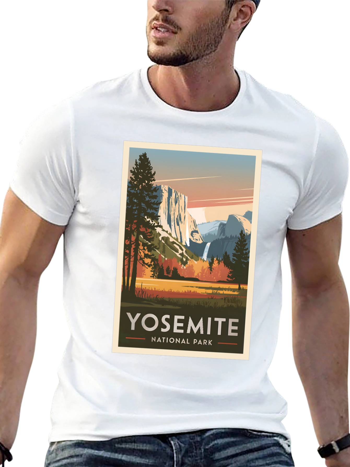 Yosemite National Park Graphic T-Shirt