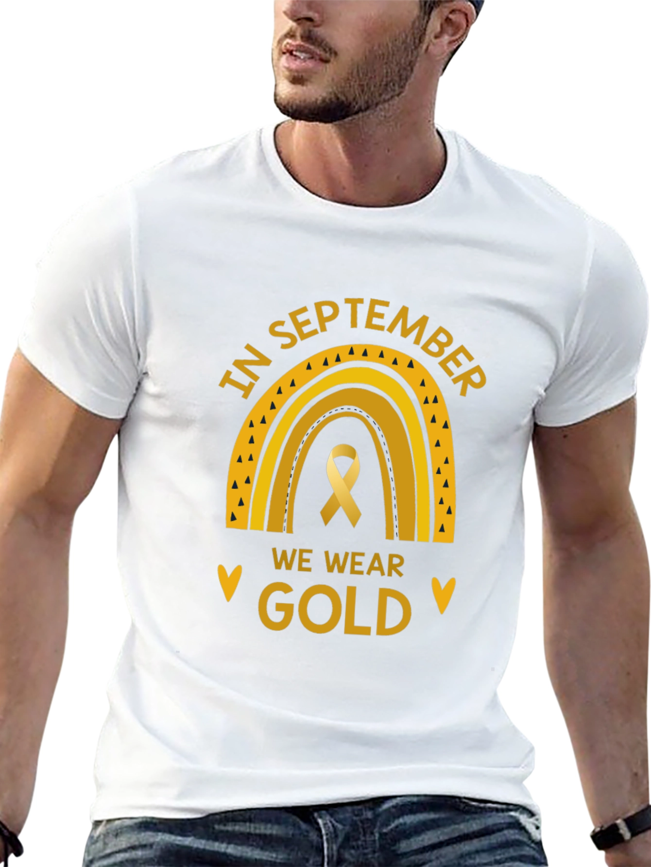 September Gold Ribbon Awareness T-Shirt