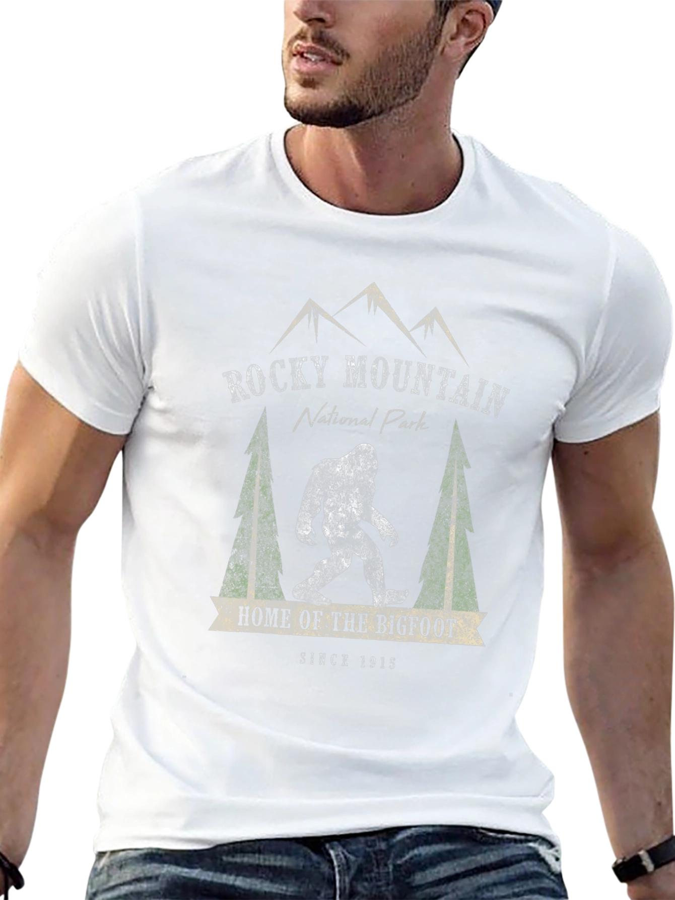 Rocky Mountain Bigfoot T-Shirt - National Park Tee