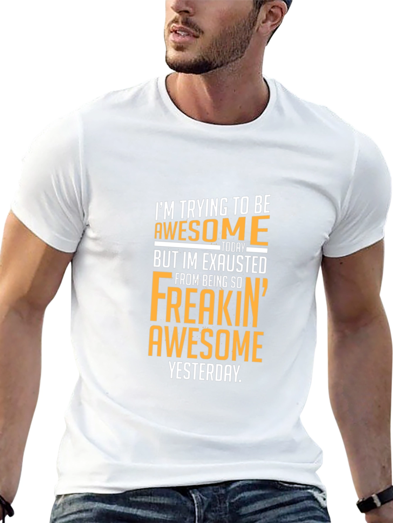 Awesome Yesterday T-Shirt - Funny Graphic Tee