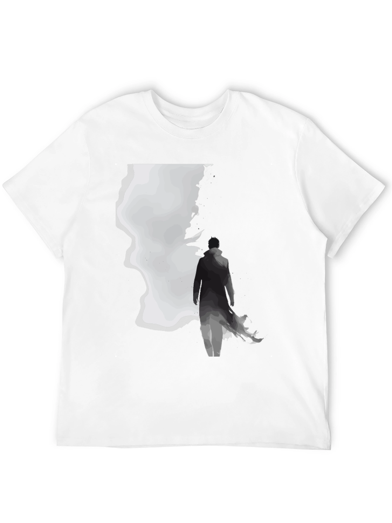 Mens Silhouette Graphic Print T-Shirt