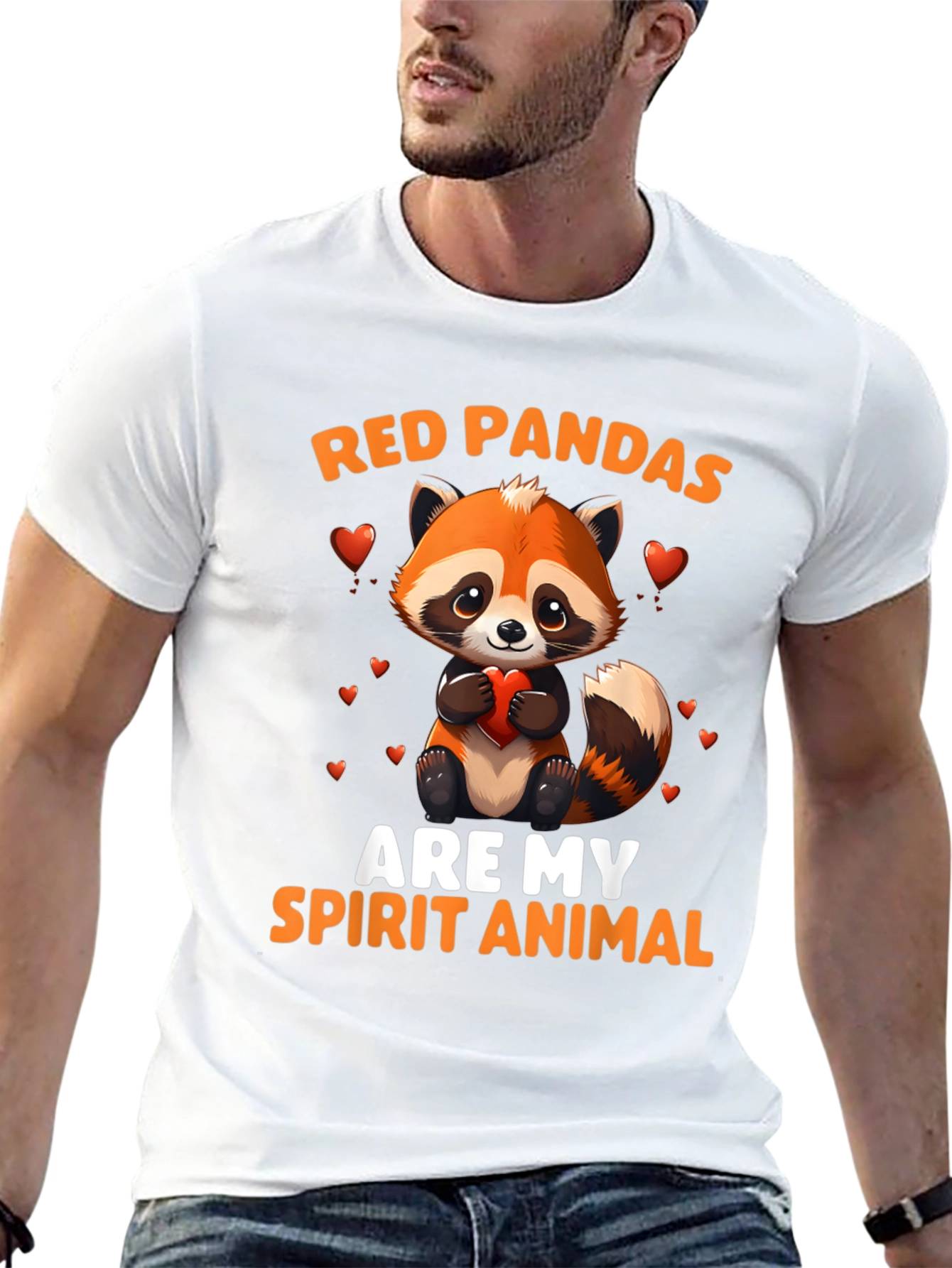 Red Panda Spirit Animal Graphic Tee