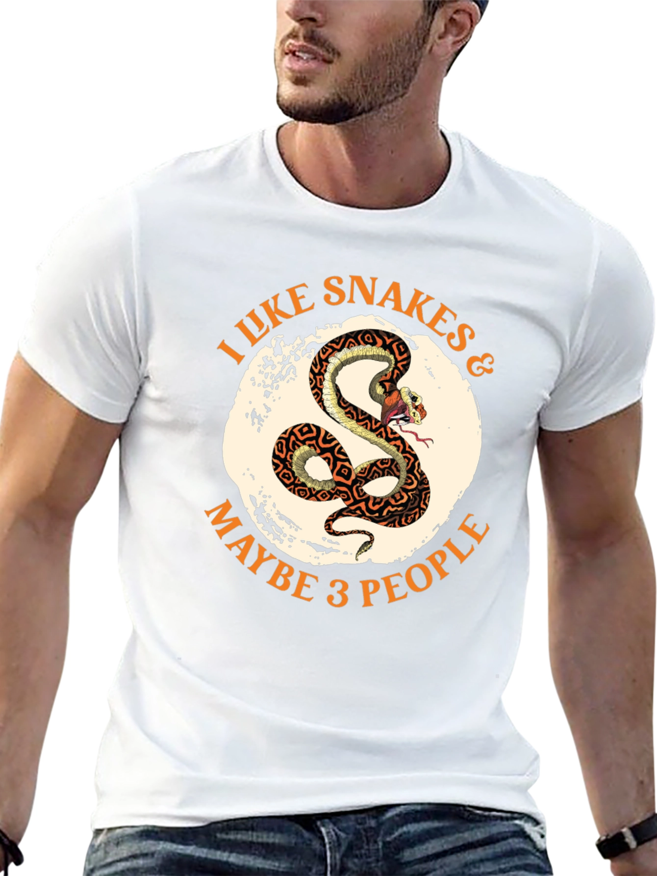 I Like Snakes & Maybe 3 People T-Shirt