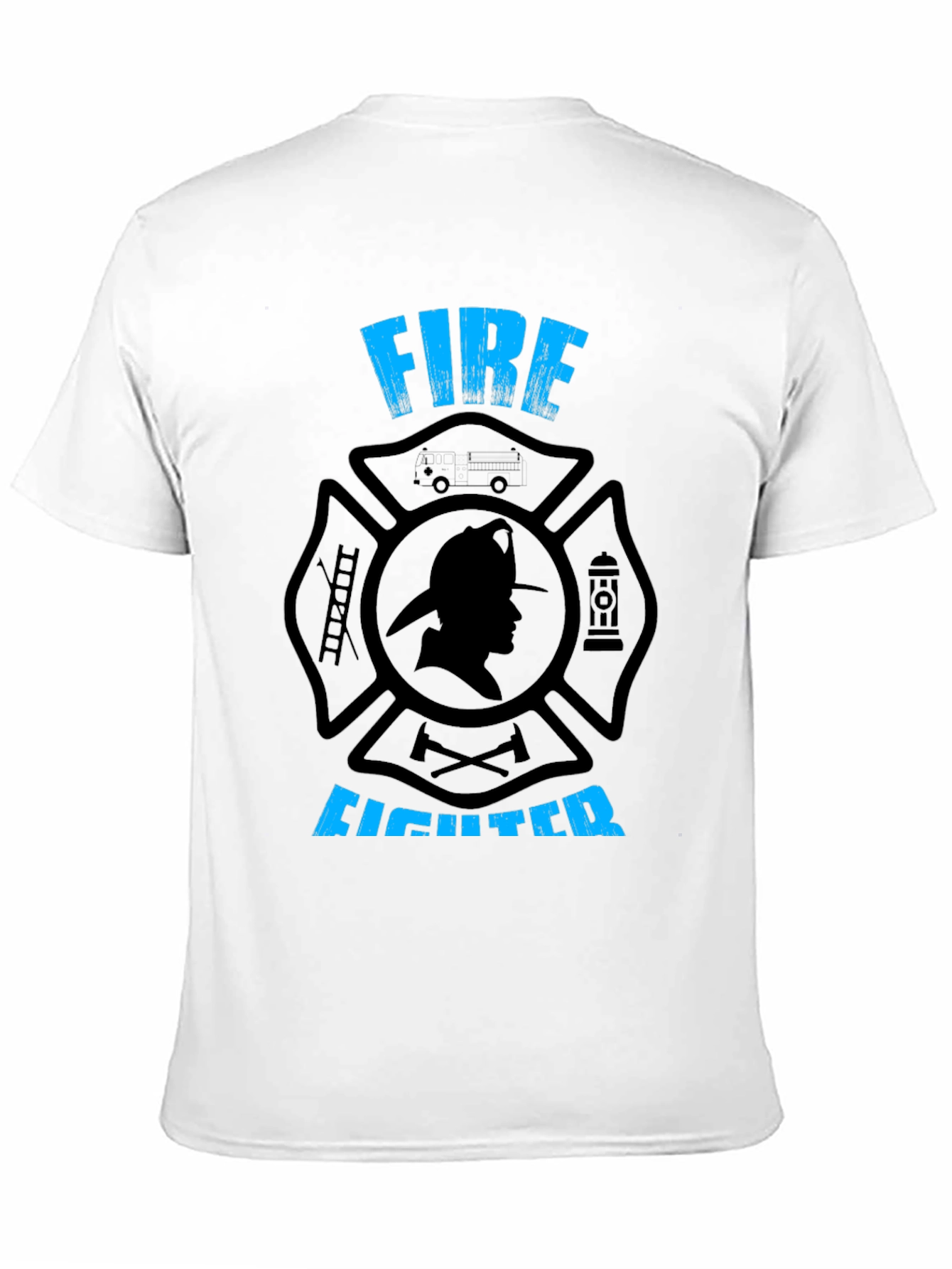 Firefighter T-Shirt - Maltase Cross Graphic Tee
