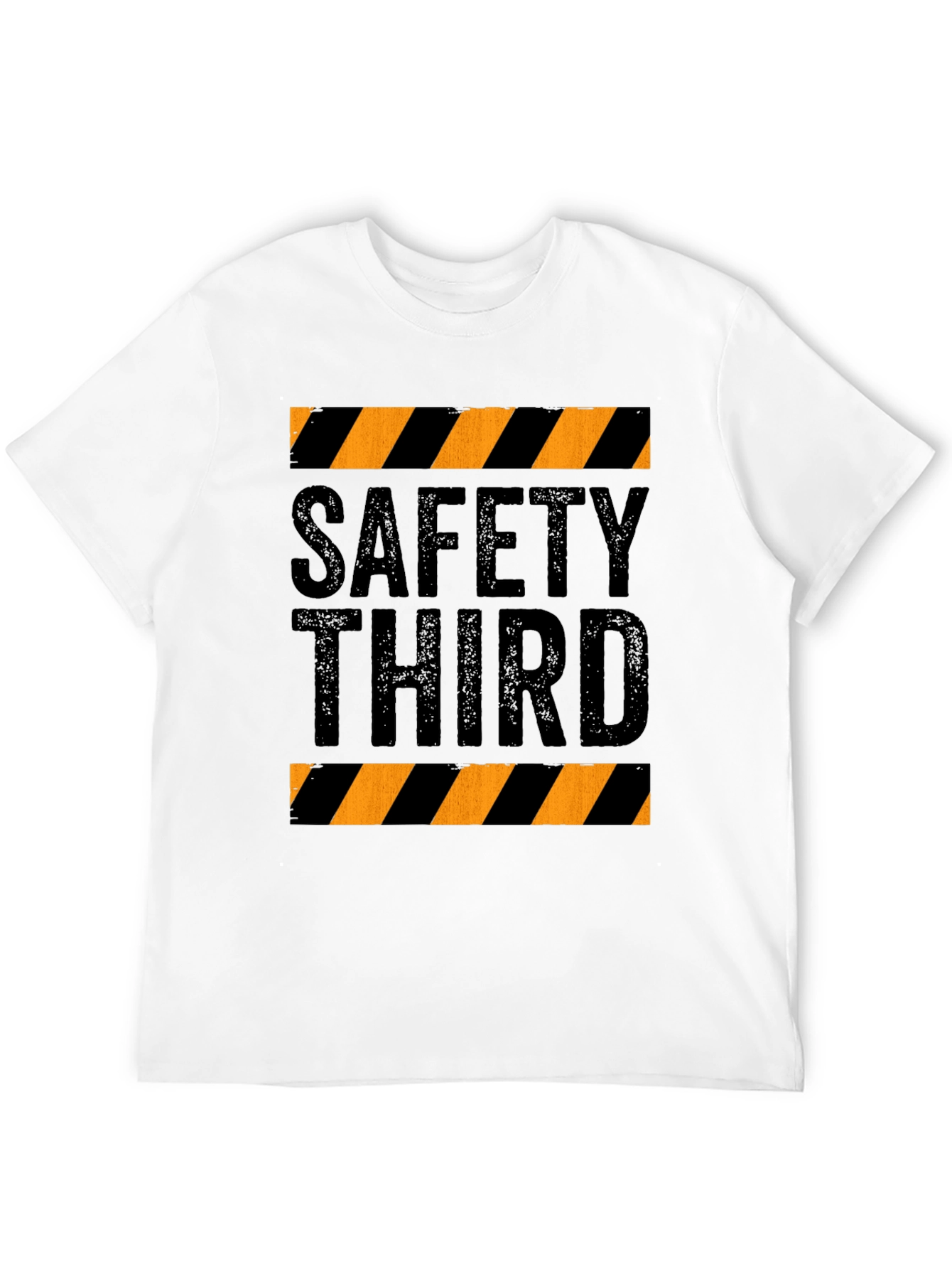 Safety Third Graphic Tee - Humorous Construction T-Shirt