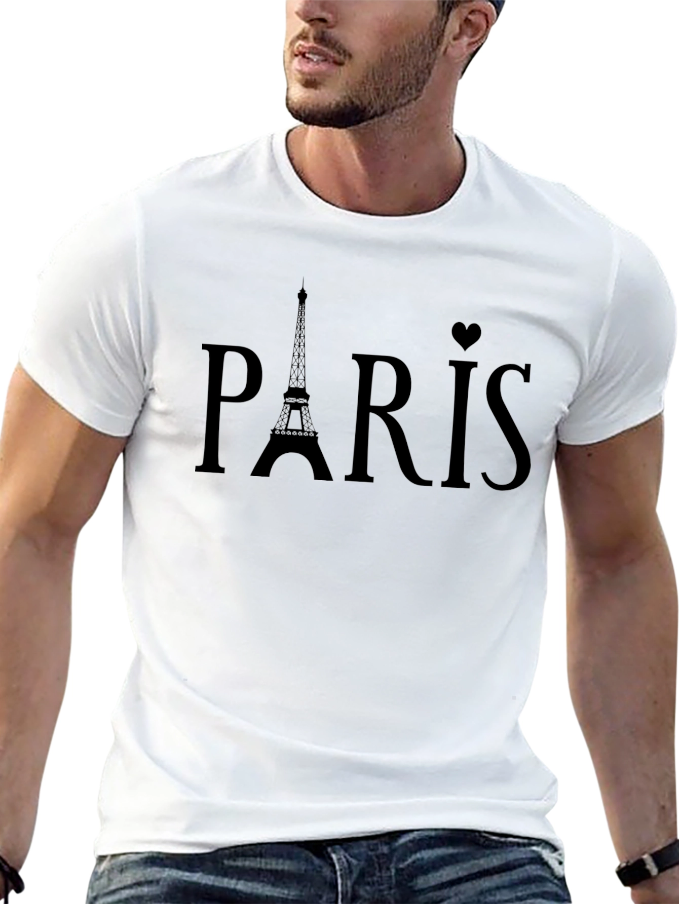 Paris Eiffel Tower Graphic T-Shirt - Classic Tee