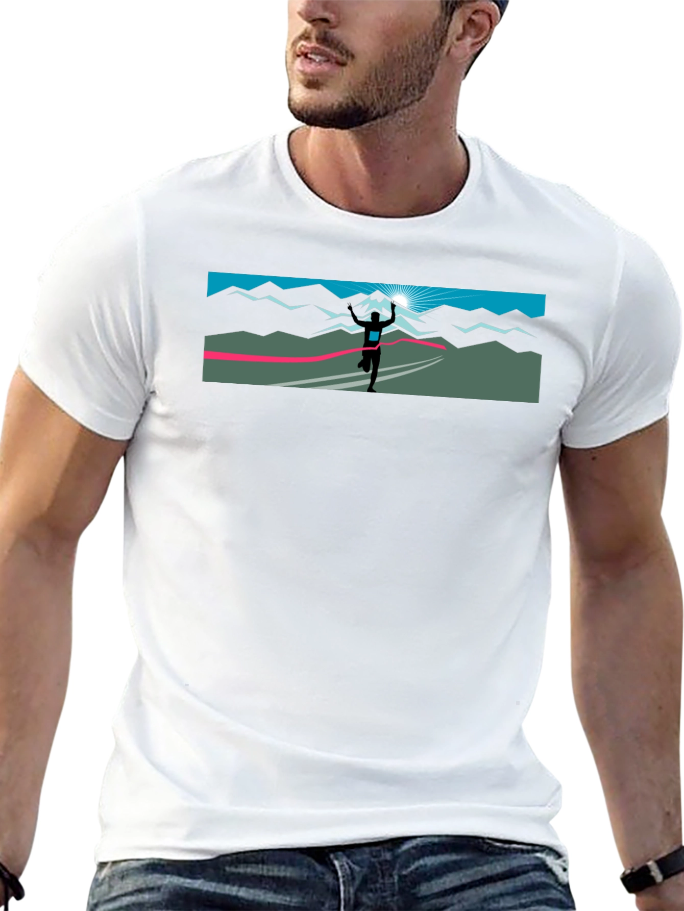 Marathon Winner Black T-Shirt