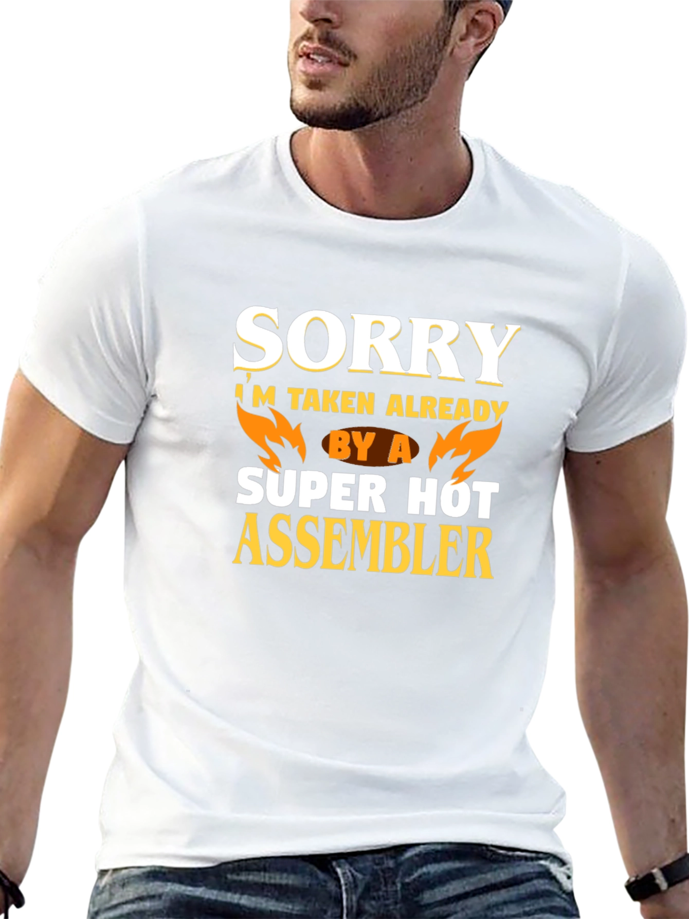 Funny Sorry Taken By A Hot Assembler T-Shirt